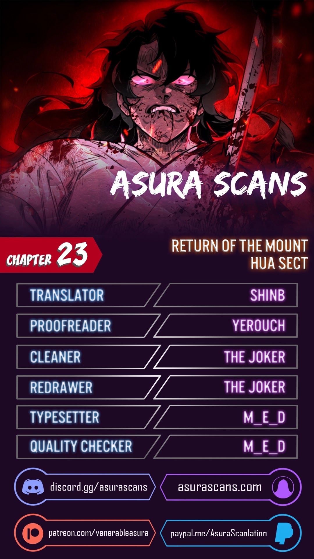 Read Return of the Mount Hua Sect ENGLISH Manga Online