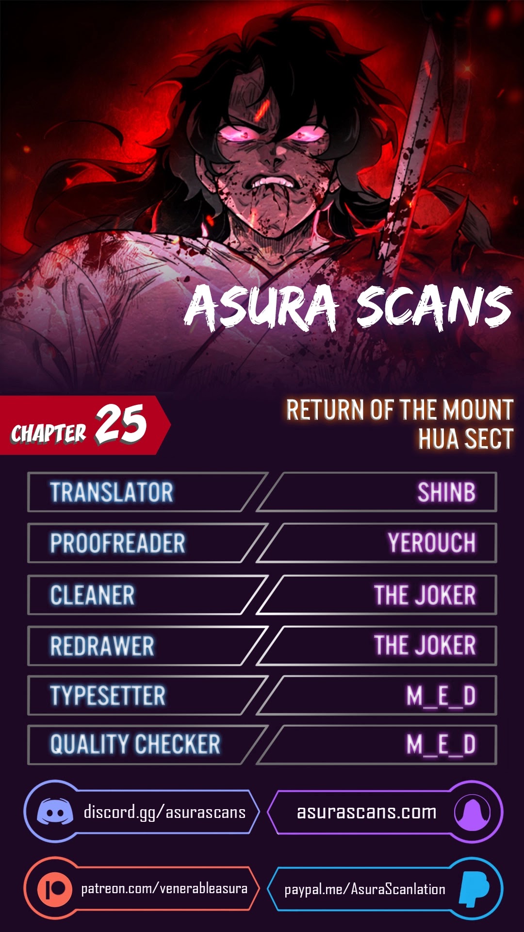 Read Return of the Mount Hua Sect ENGLISH Manga Online