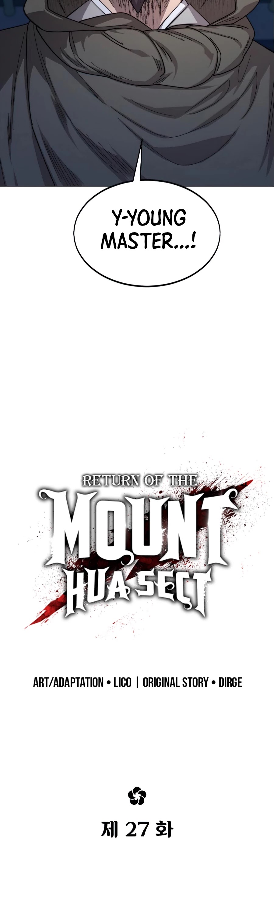 Read Return of the Mount Hua Sect ENGLISH Manga Online