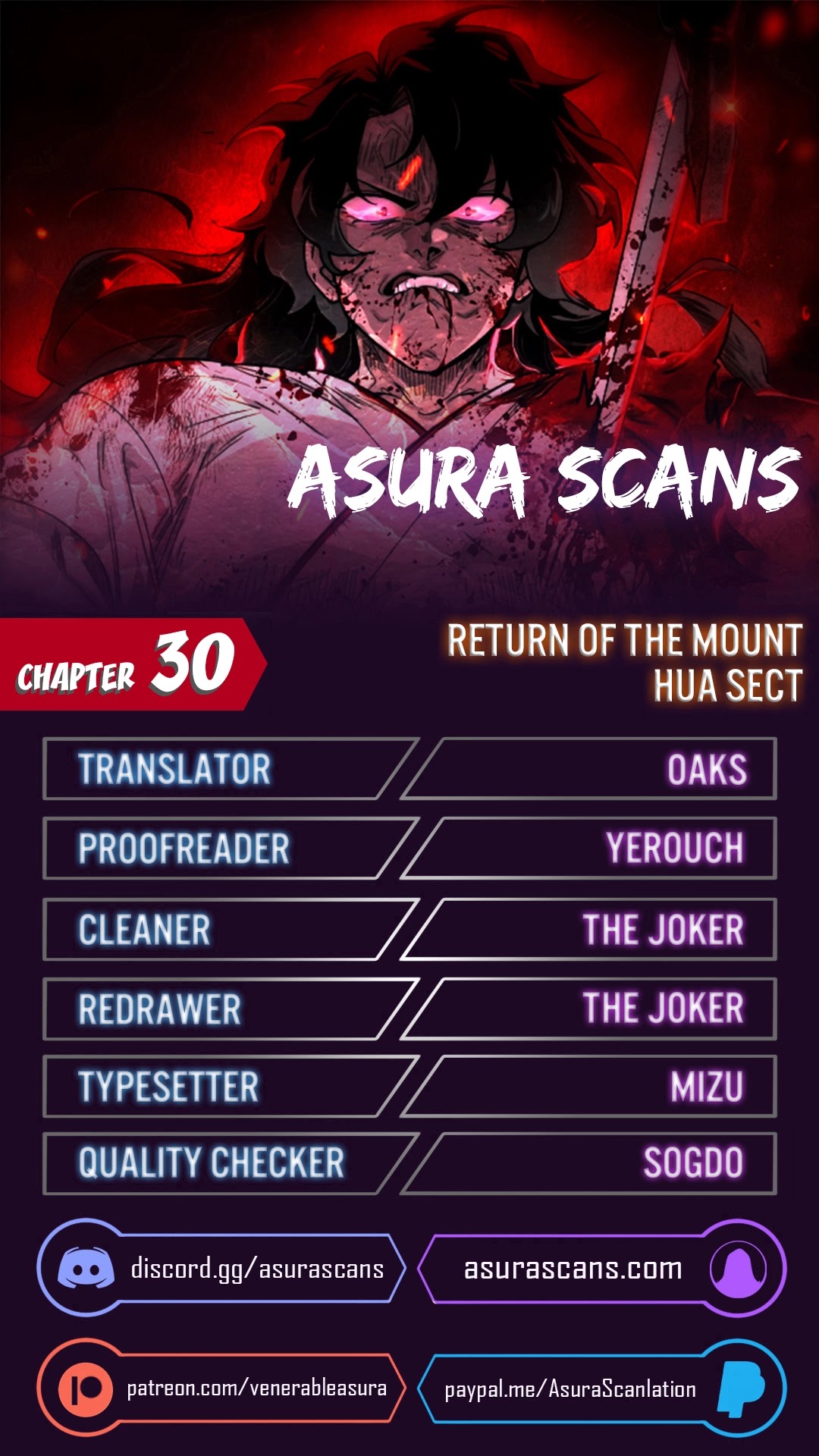 Read Return of the Mount Hua Sect ENGLISH Manga Online