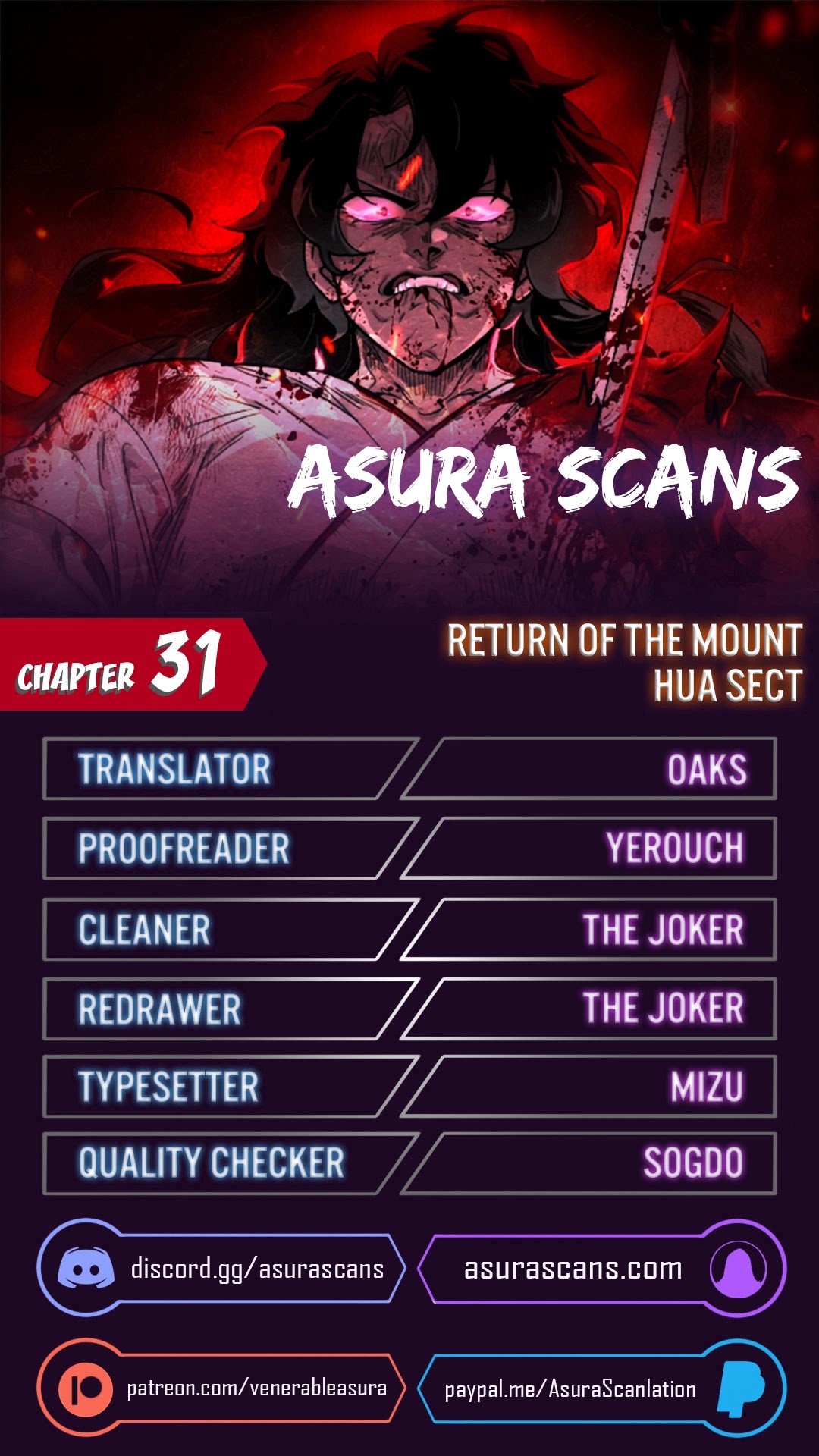Read Return of the Mount Hua Sect ENGLISH Manga Online
