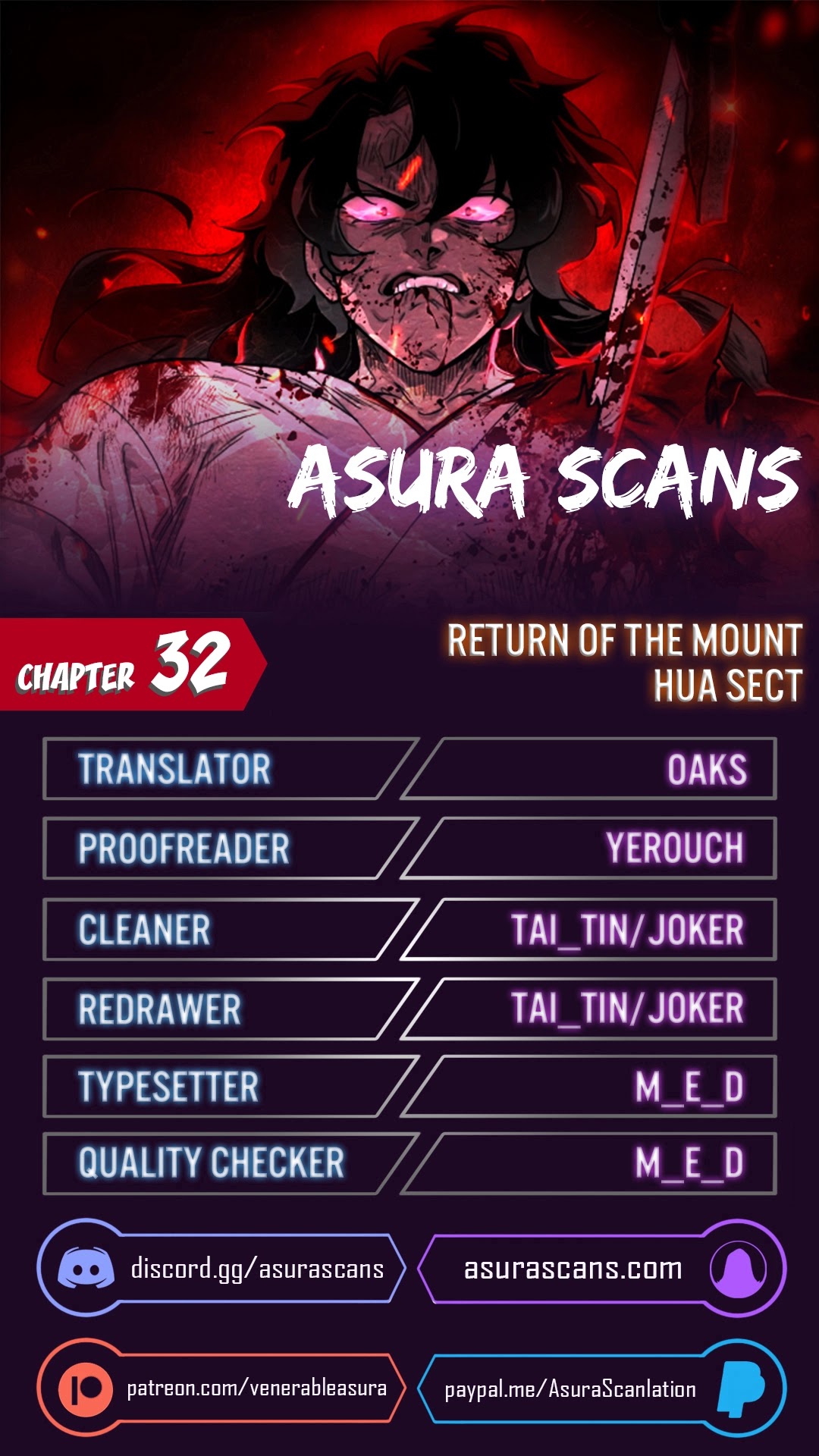Read Return of the Mount Hua Sect ENGLISH Manga Online