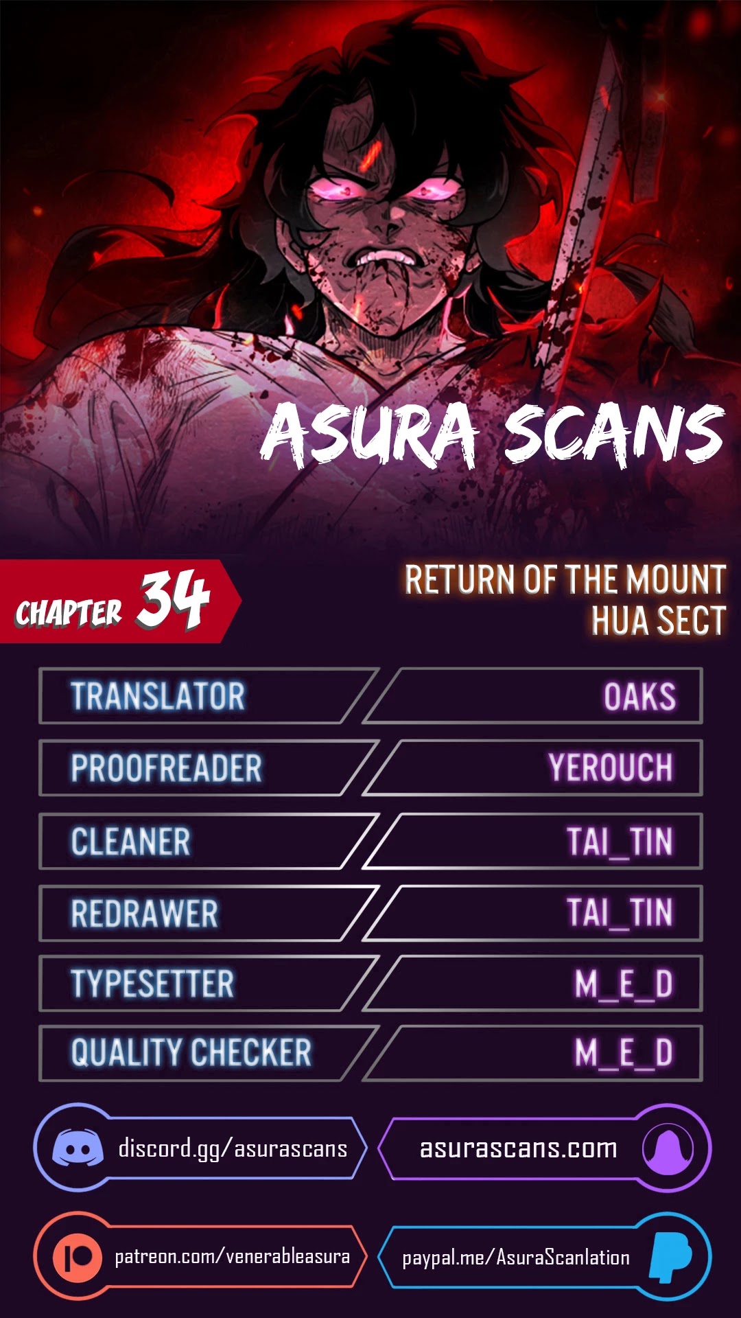 Read Return of the Mount Hua Sect ENGLISH Manga Online