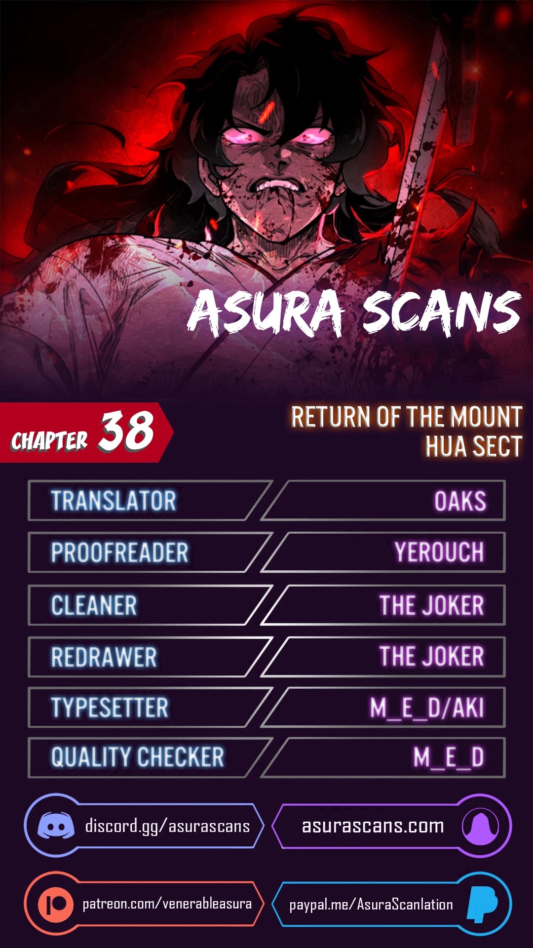 Read Return of the Mount Hua Sect ENGLISH Manga Online