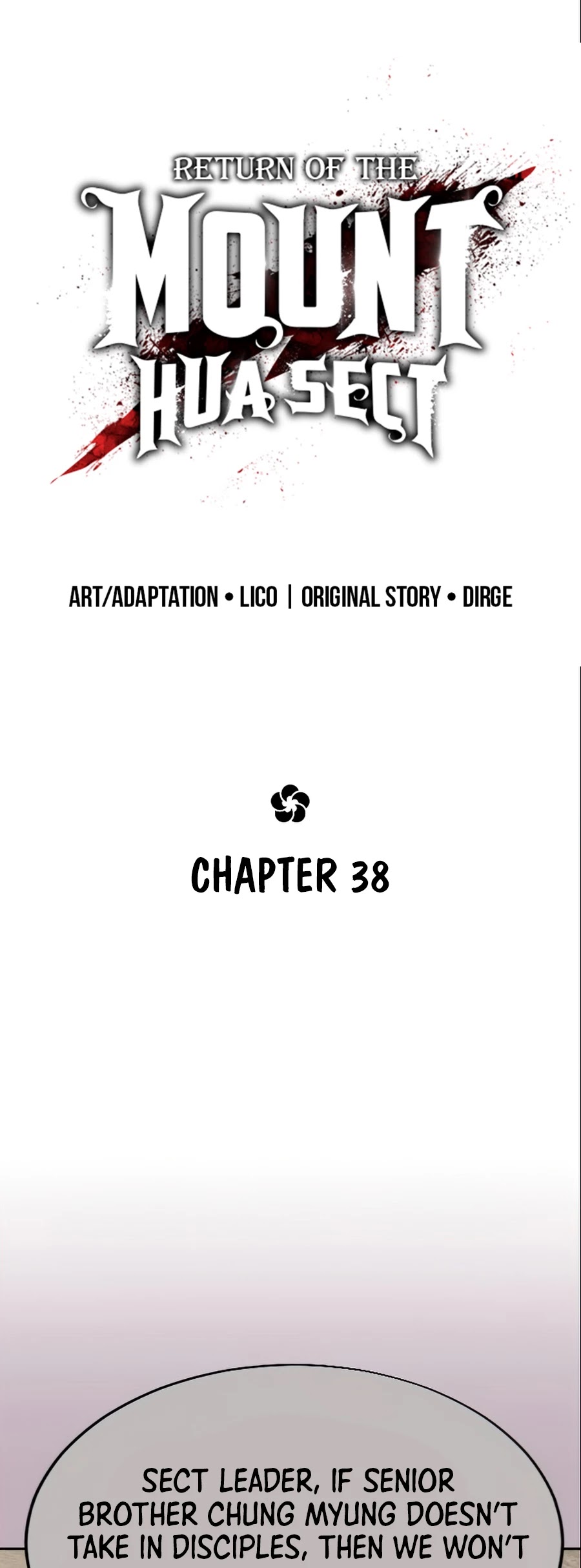 Read Return of the Mount Hua Sect ENGLISH Manga Online