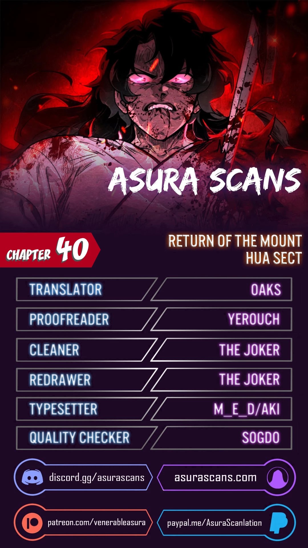 Read Return of the Mount Hua Sect ENGLISH Manga Online