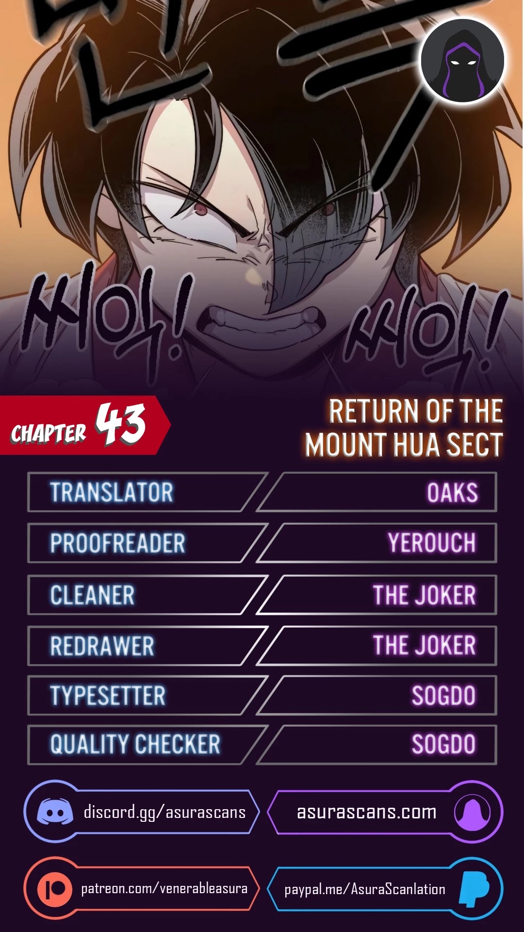Read Return of the Mount Hua Sect ENGLISH Manga Online