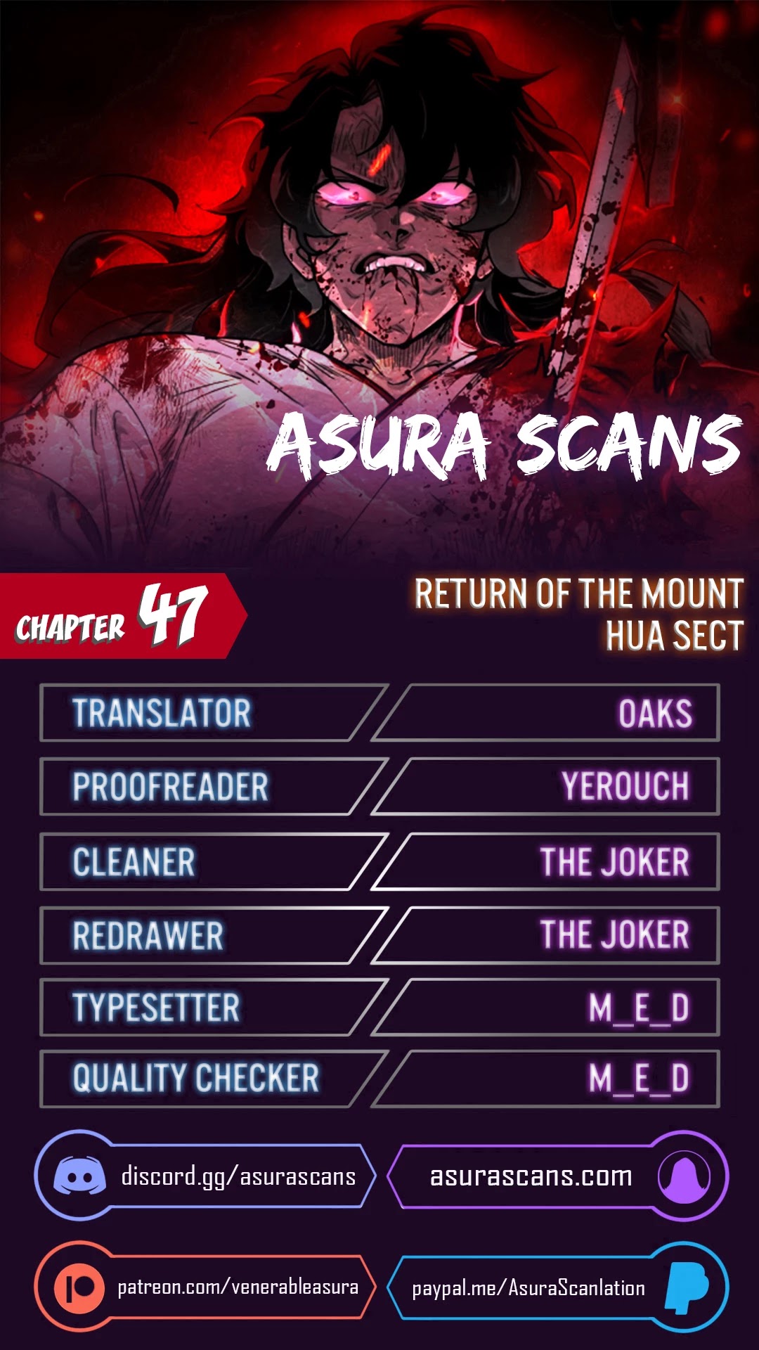 Read Return of the Mount Hua Sect ENGLISH Manga Online