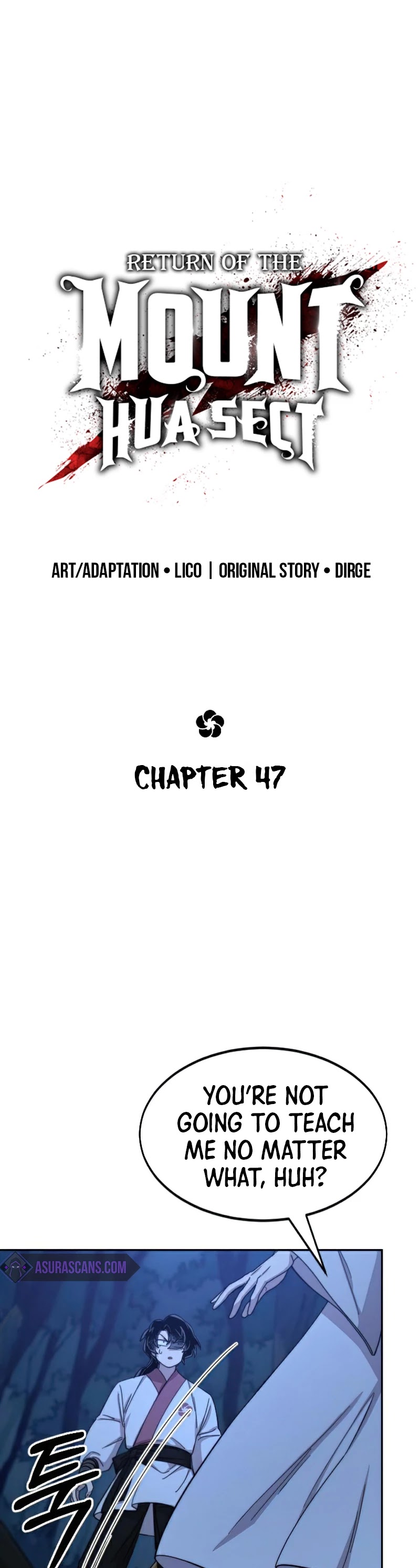 Read Return of the Mount Hua Sect ENGLISH Manga Online