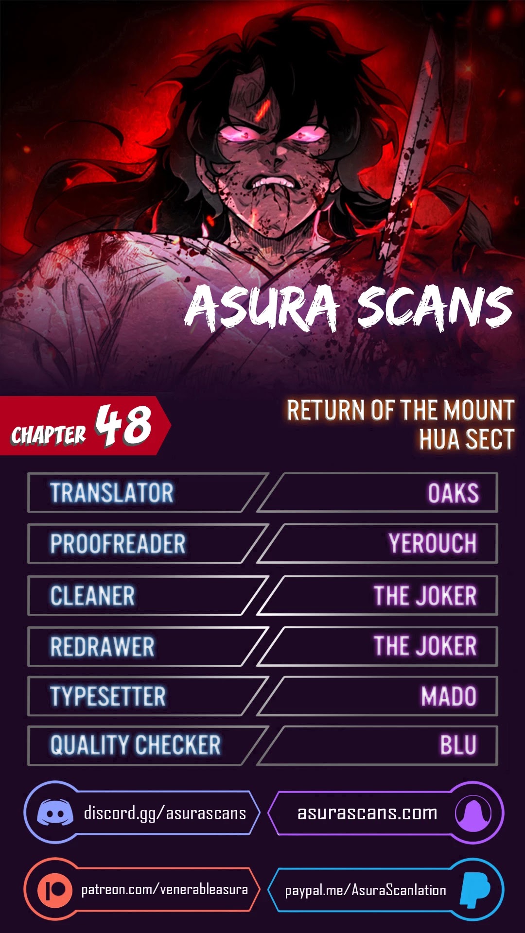 Read Return of the Mount Hua Sect ENGLISH Manga Online