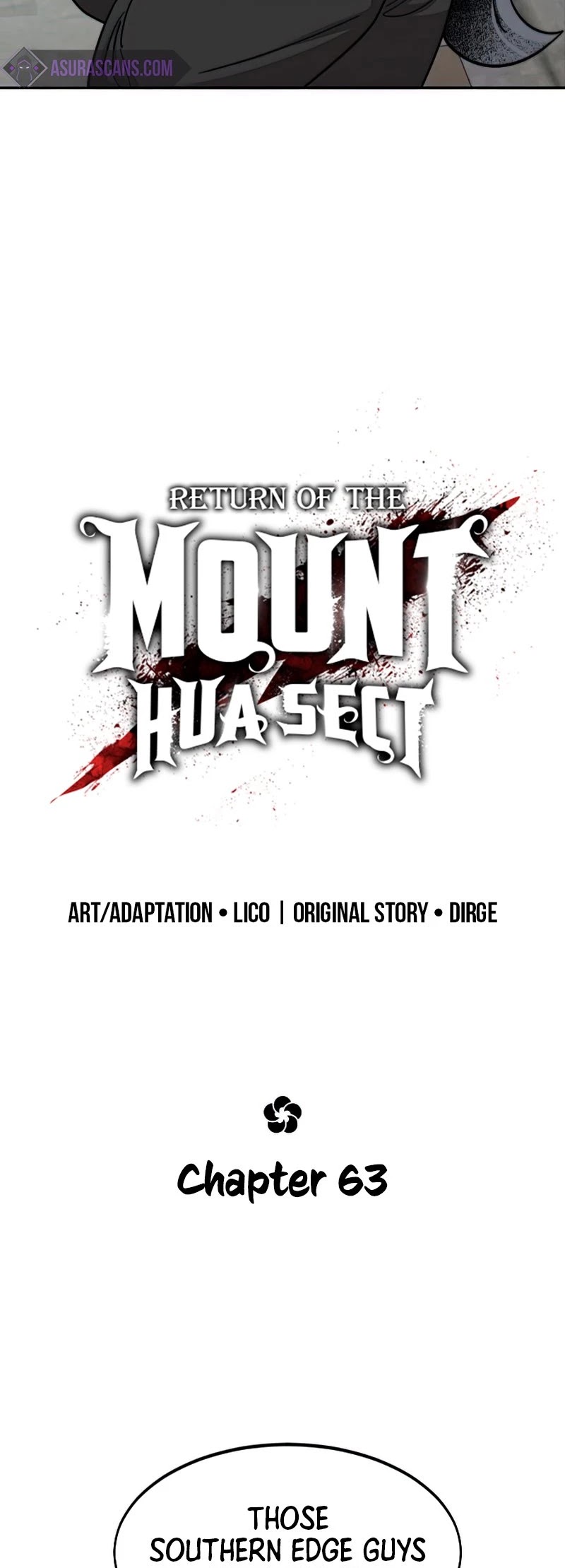 Read Return of the Mount Hua Sect ENGLISH Manga Online