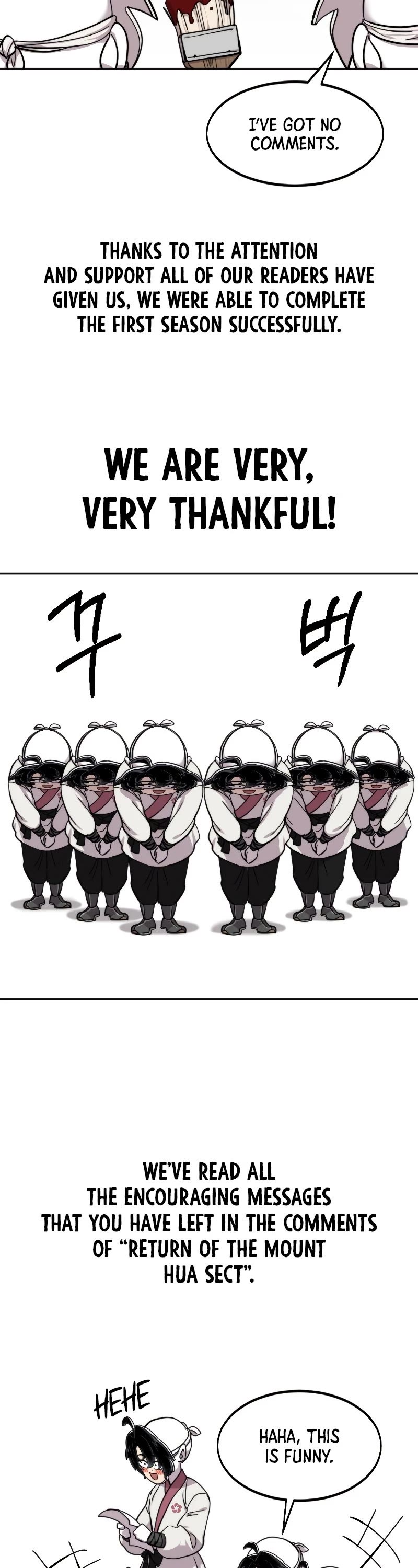 Read Return of the Mount Hua Sect ENGLISH Manga Online