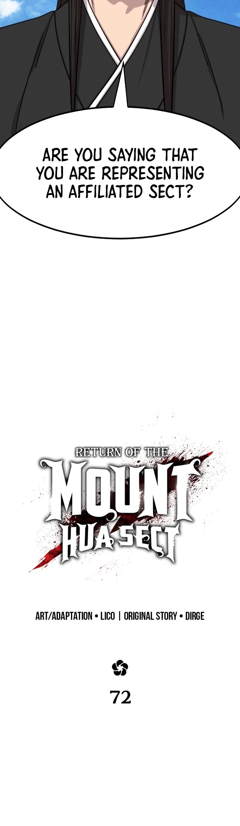 Read Return of the Mount Hua Sect ENGLISH Manga Online
