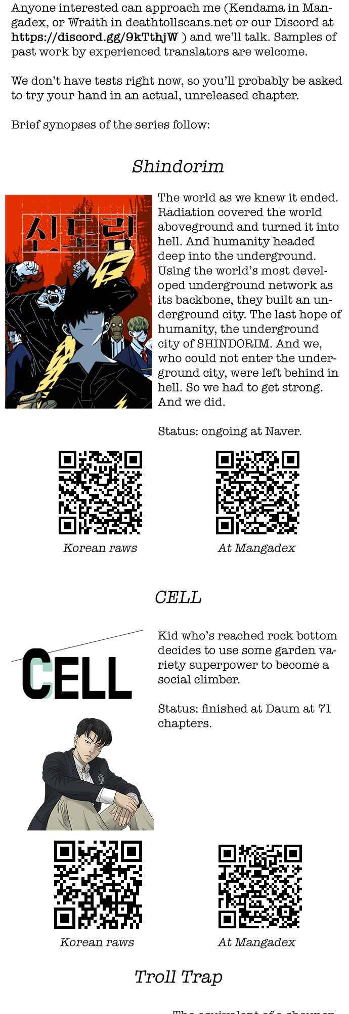 Read Revival Man ENGLISH Manga Online