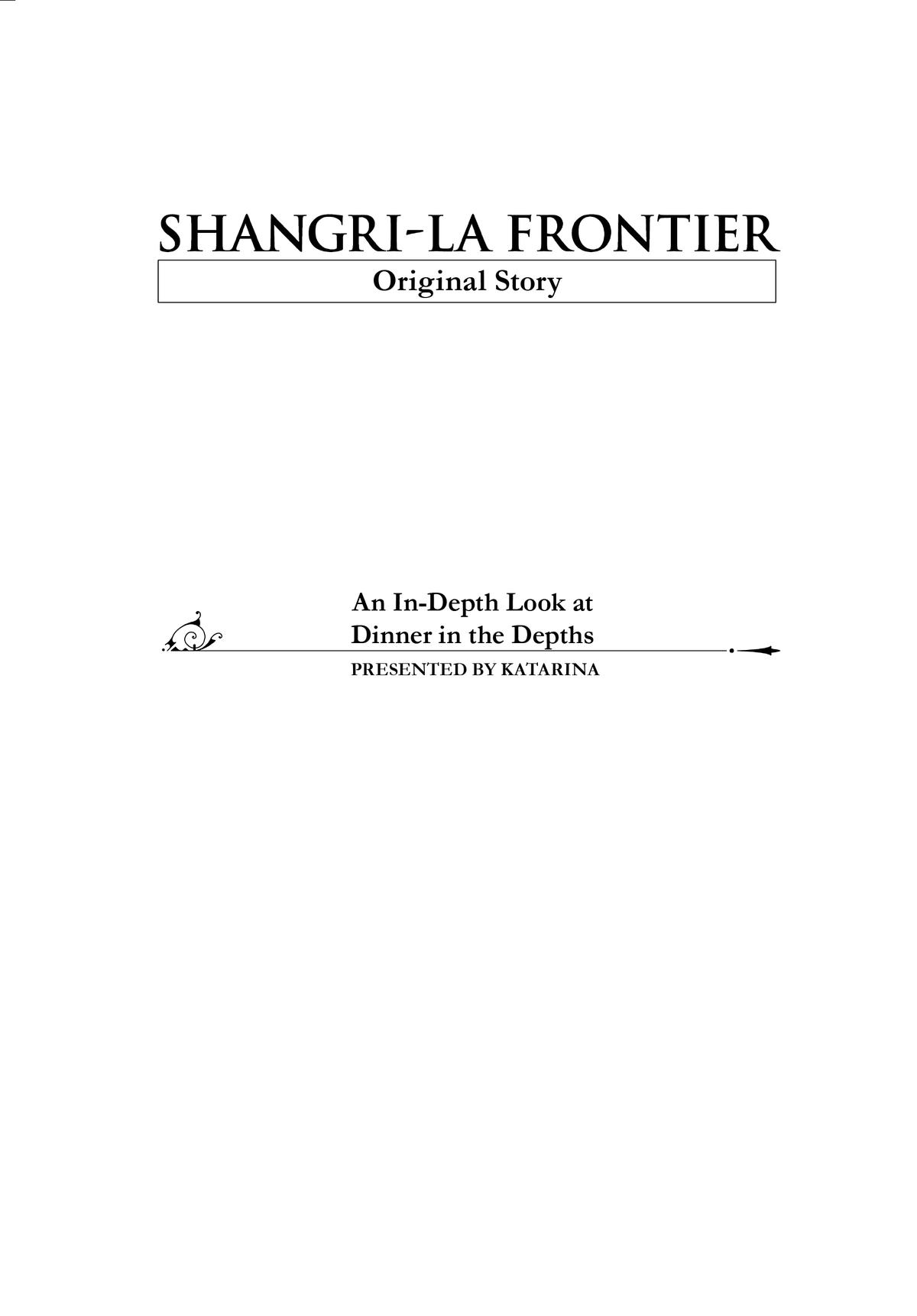 Read Shangri-La Frontier ENGLISH Manga Online