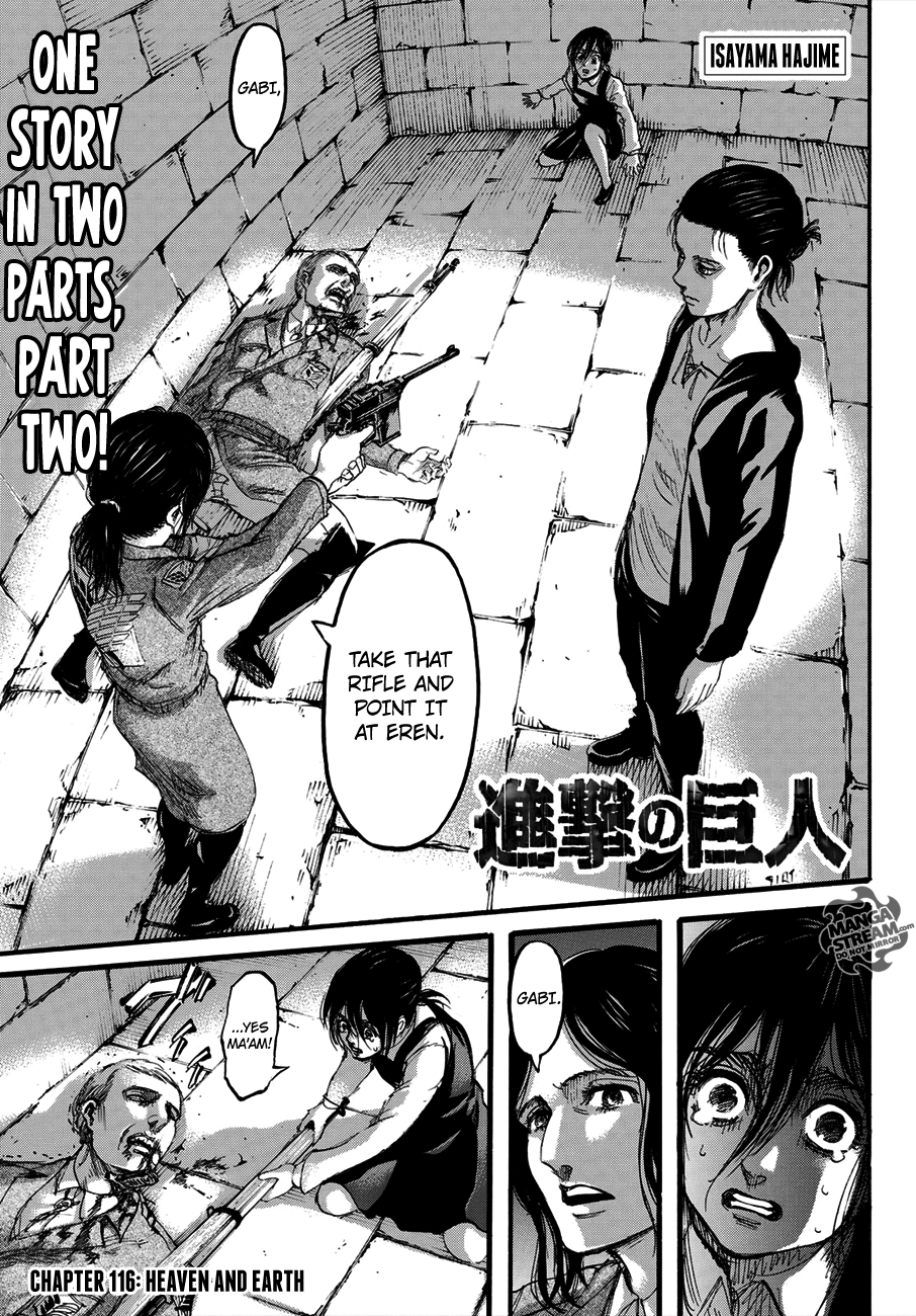 Read Shingeki no Kyojin ENGLISH Manga Online