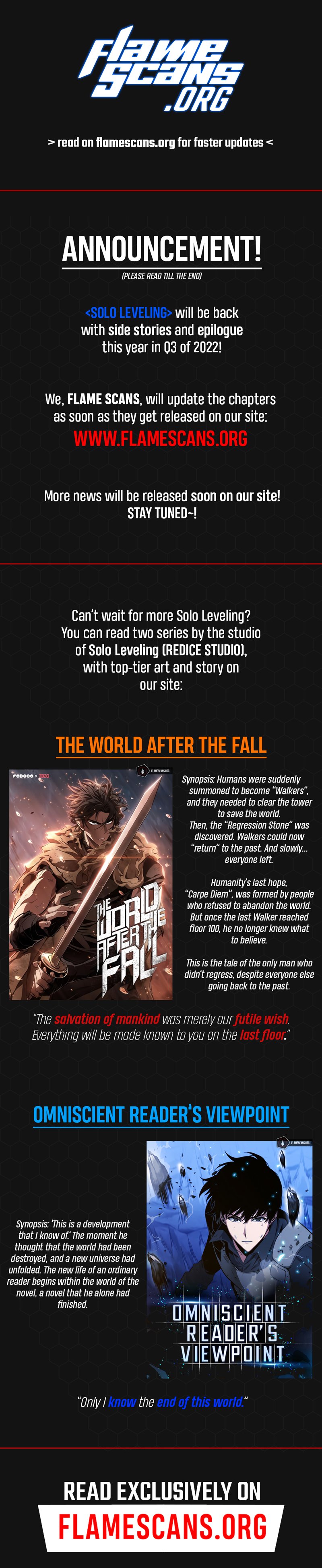 Read Solo Leveling ENGLISH Manga Online