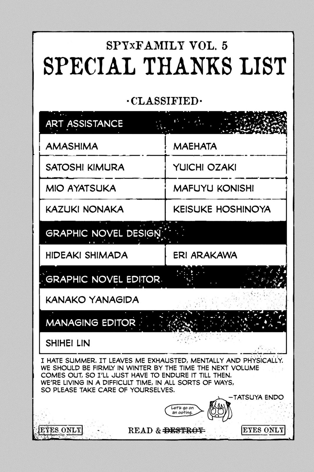 Read Spy x Family ENGLISH Manga Online