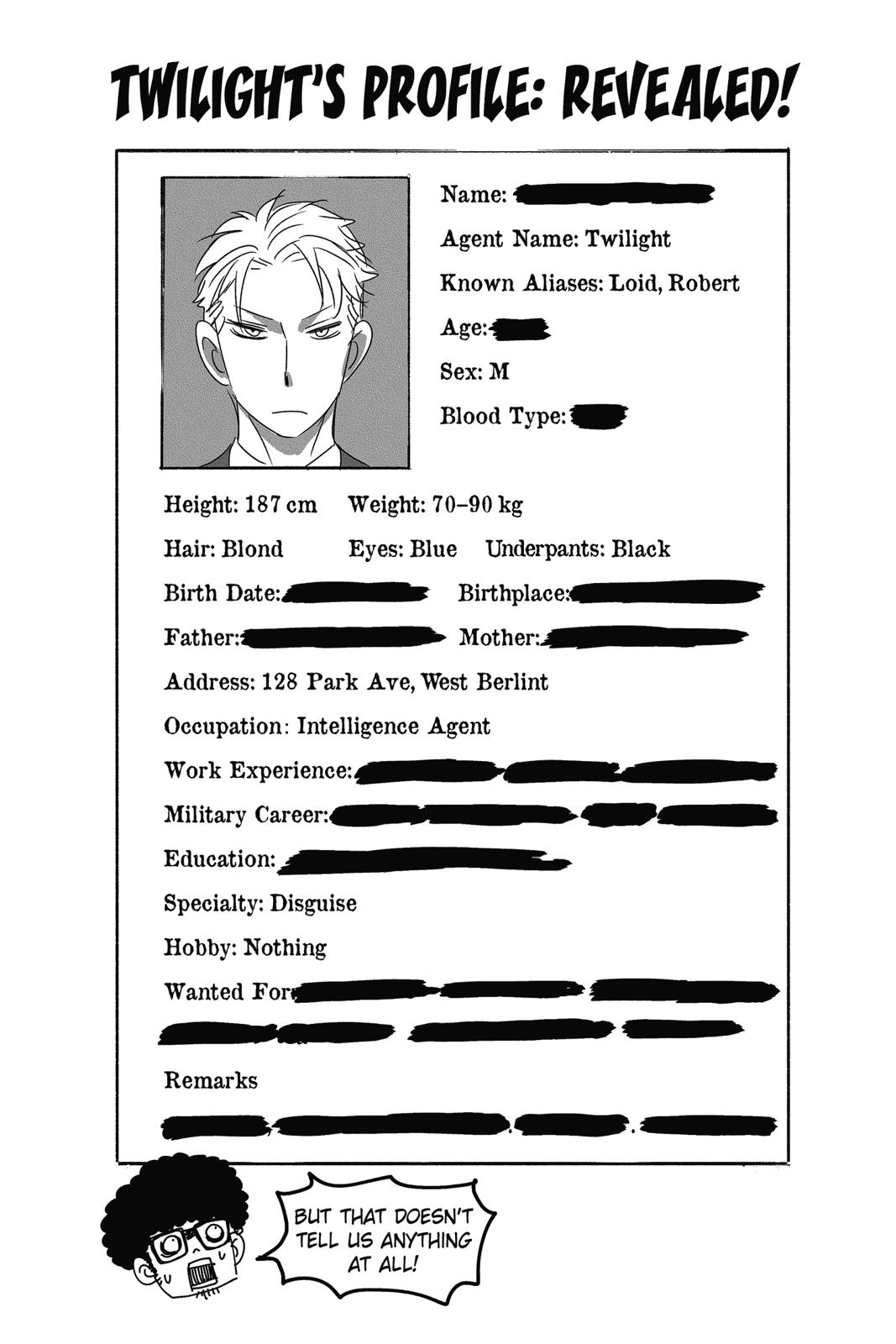 Read Spy x Family ENGLISH Manga Online