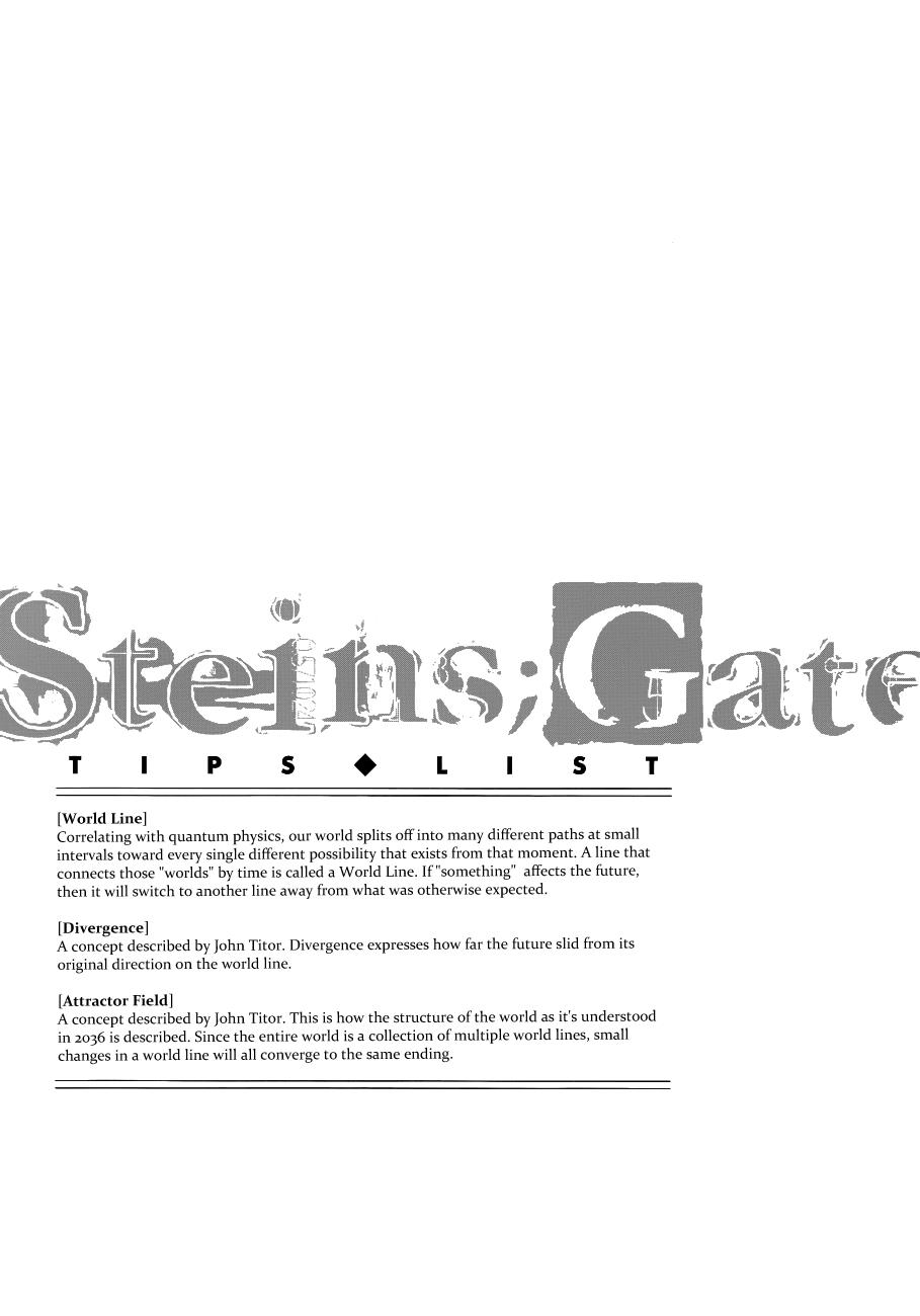 Read Steins;Gate ENGLISH Manga Online