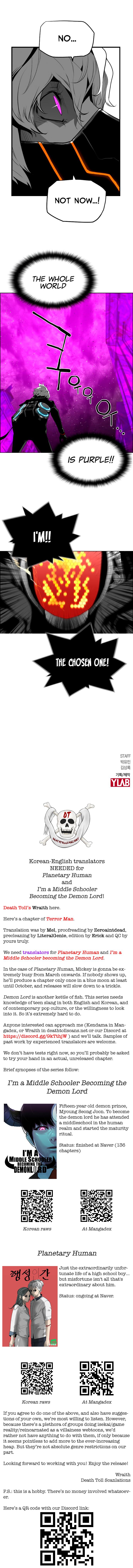 Read Terror Man ENGLISH Manga Online