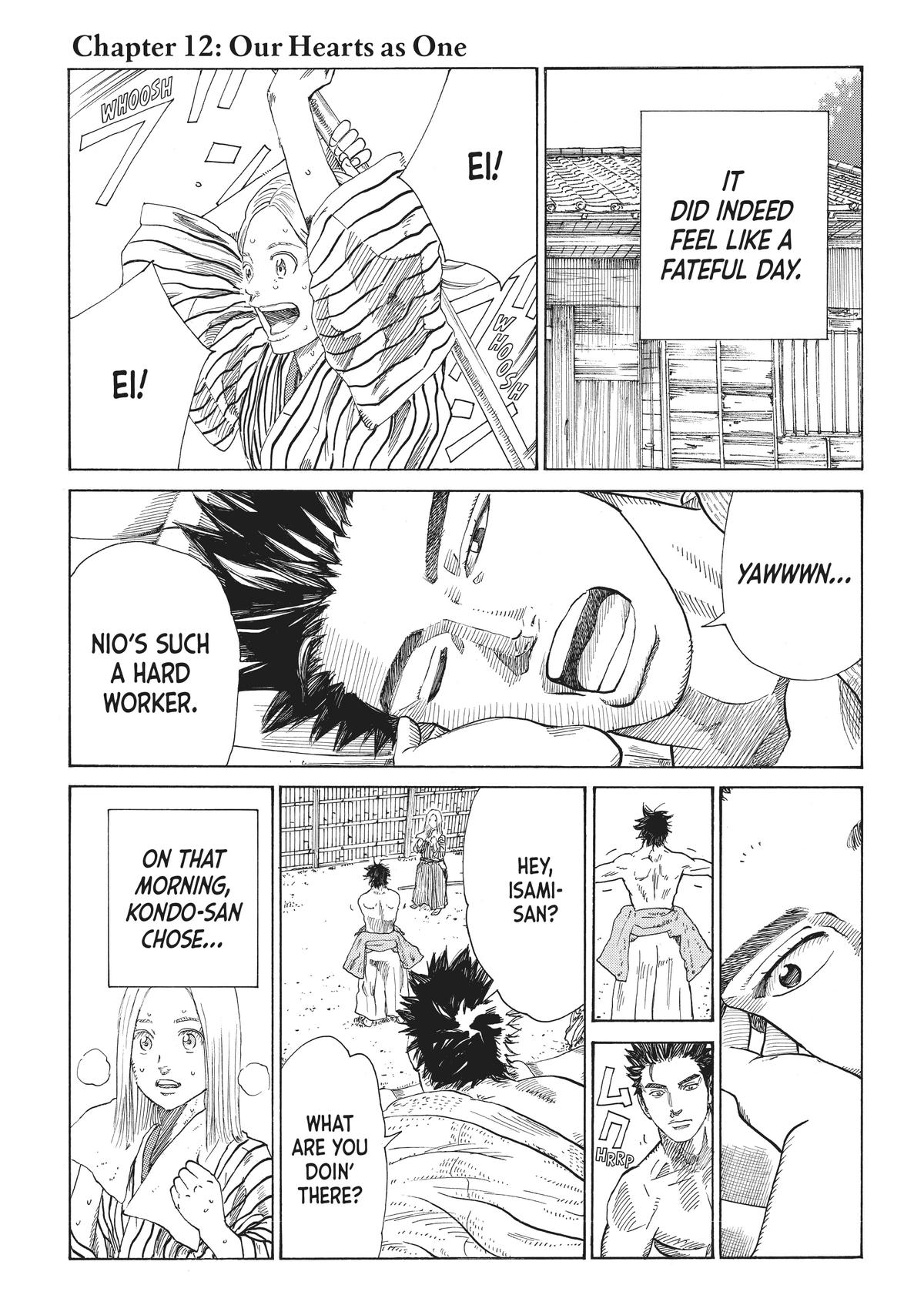 Read The Blue Wolves of Mibu ENGLISH Manga Online