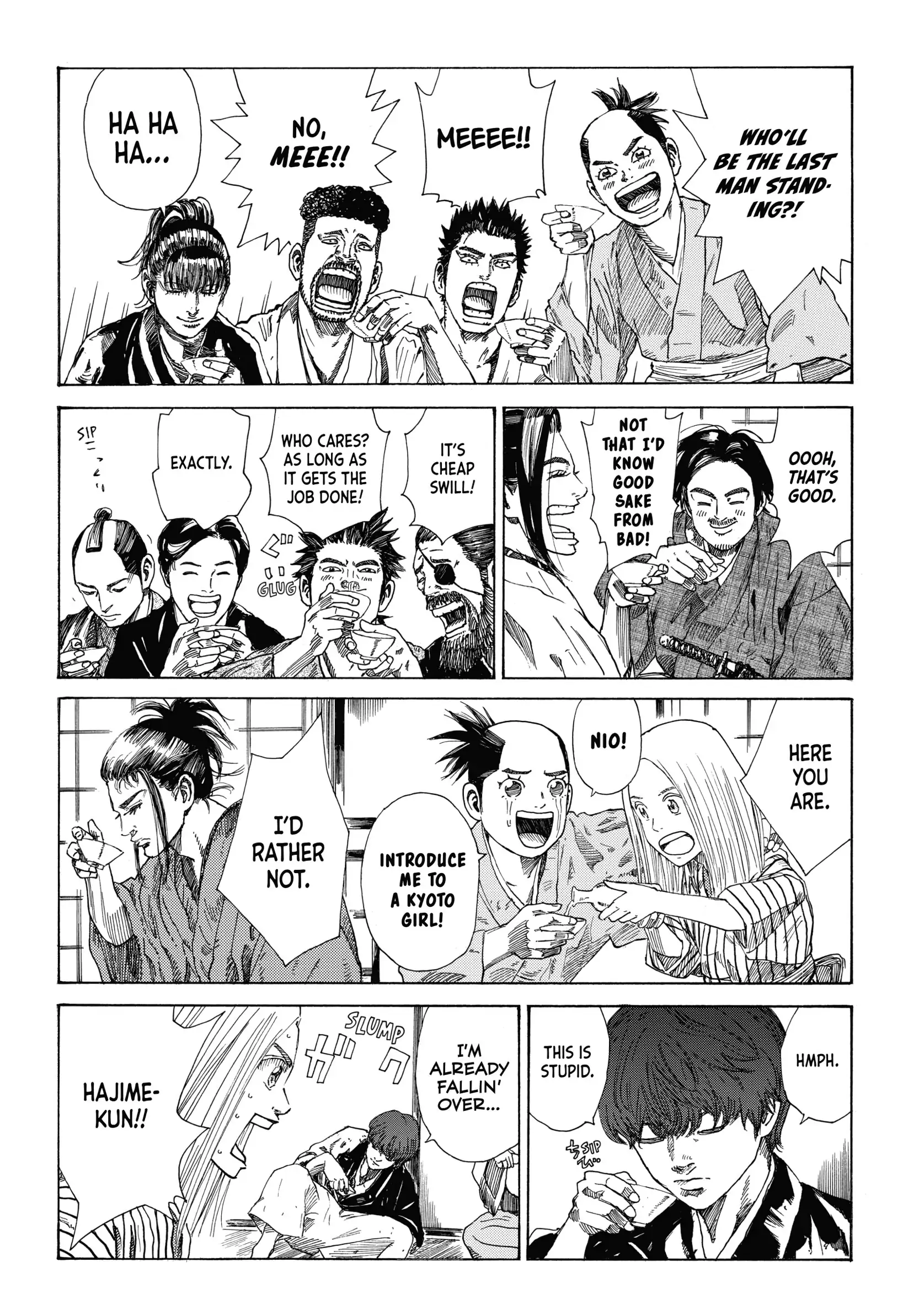 Read The Blue Wolves of Mibu ENGLISH Manga Online