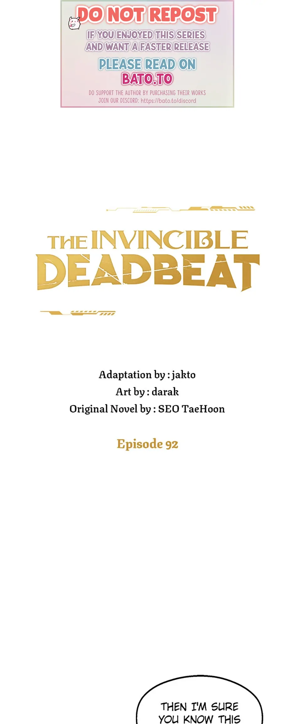 Read The Invincible Deadbeat ENGLISH Manga Online