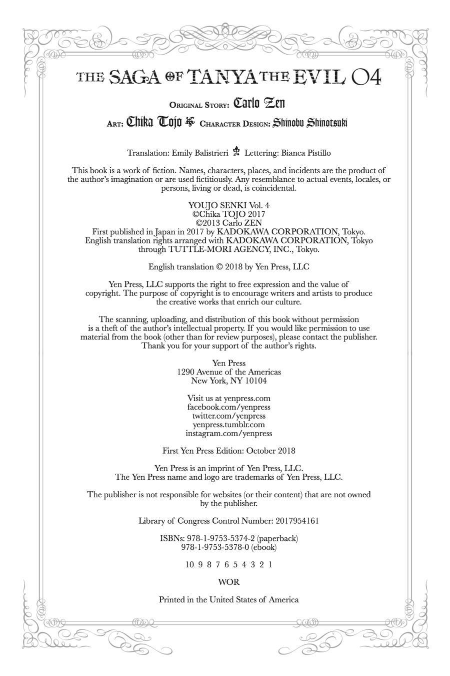 Read The Saga of Tanya the Evil ENGLISH Manga Online