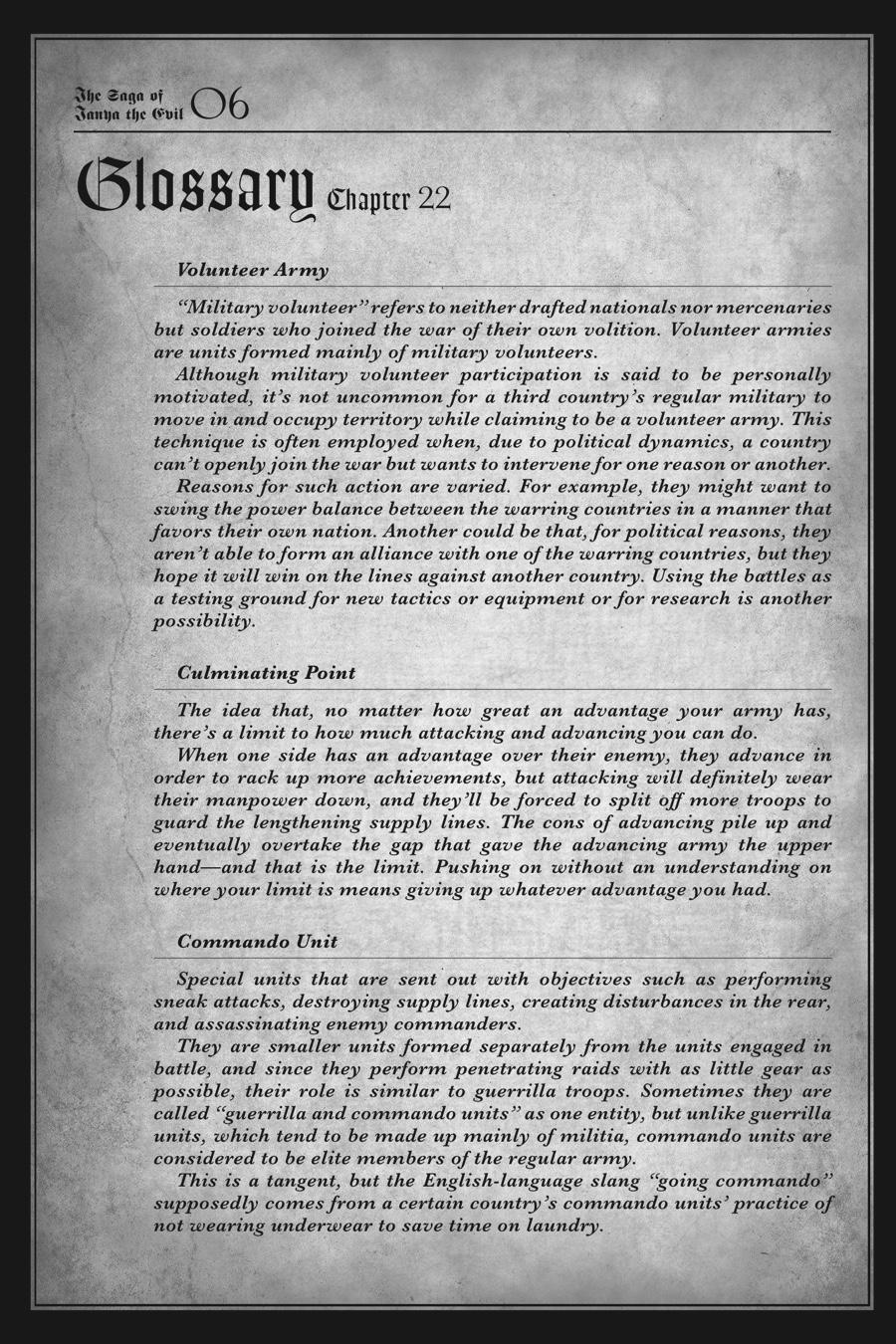 Read The Saga of Tanya the Evil ENGLISH Manga Online