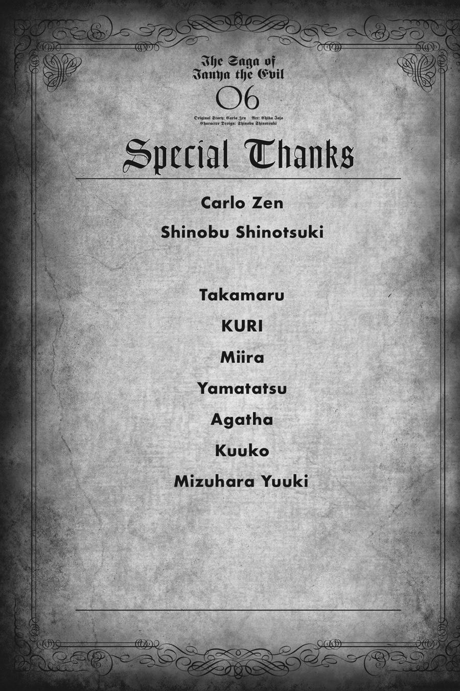 Read The Saga of Tanya the Evil ENGLISH Manga Online