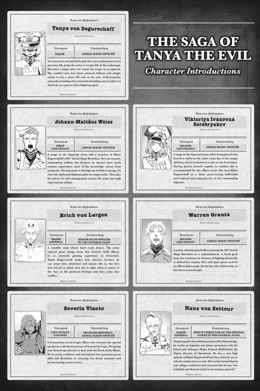 Read The Saga of Tanya the Evil ENGLISH Manga Online