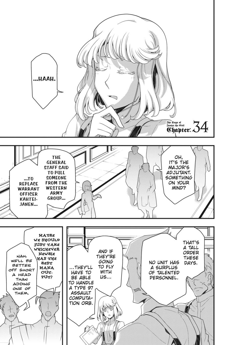 Read The Saga of Tanya the Evil ENGLISH Manga Online