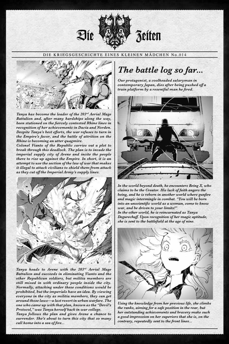 Read The Saga of Tanya the Evil ENGLISH Manga Online