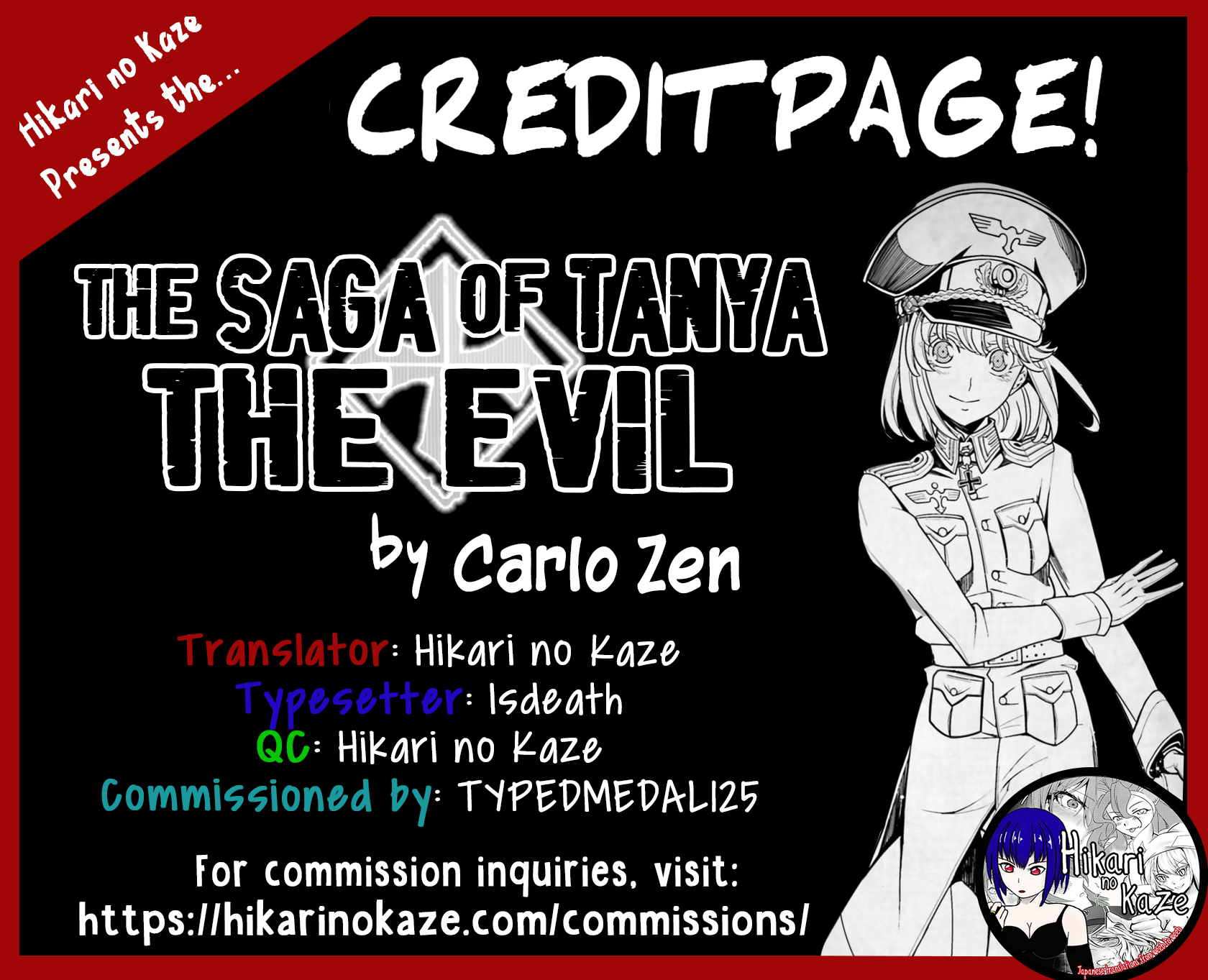 Read The Saga of Tanya the Evil ENGLISH Manga Online