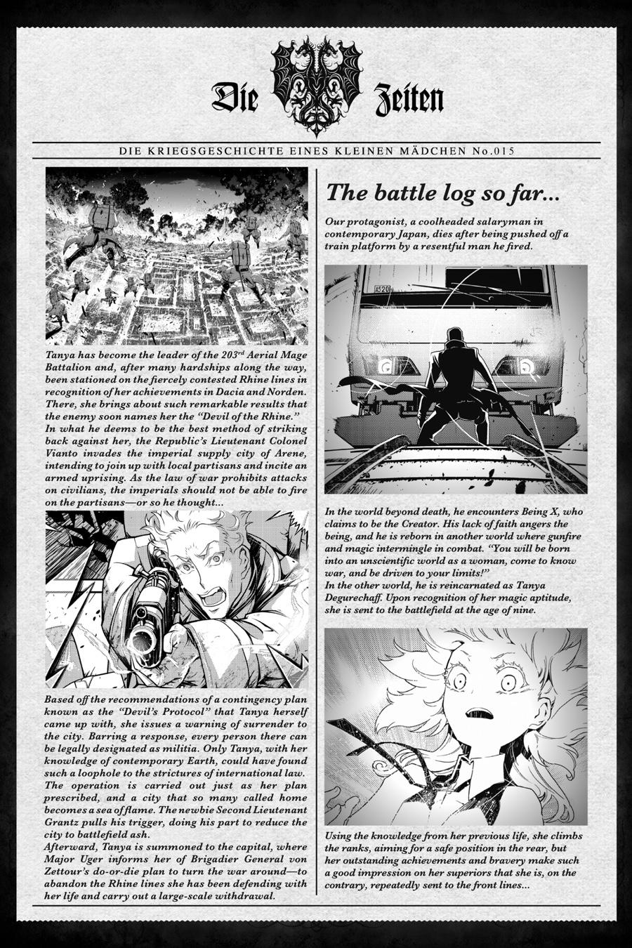 Read The Saga of Tanya the Evil ENGLISH Manga Online