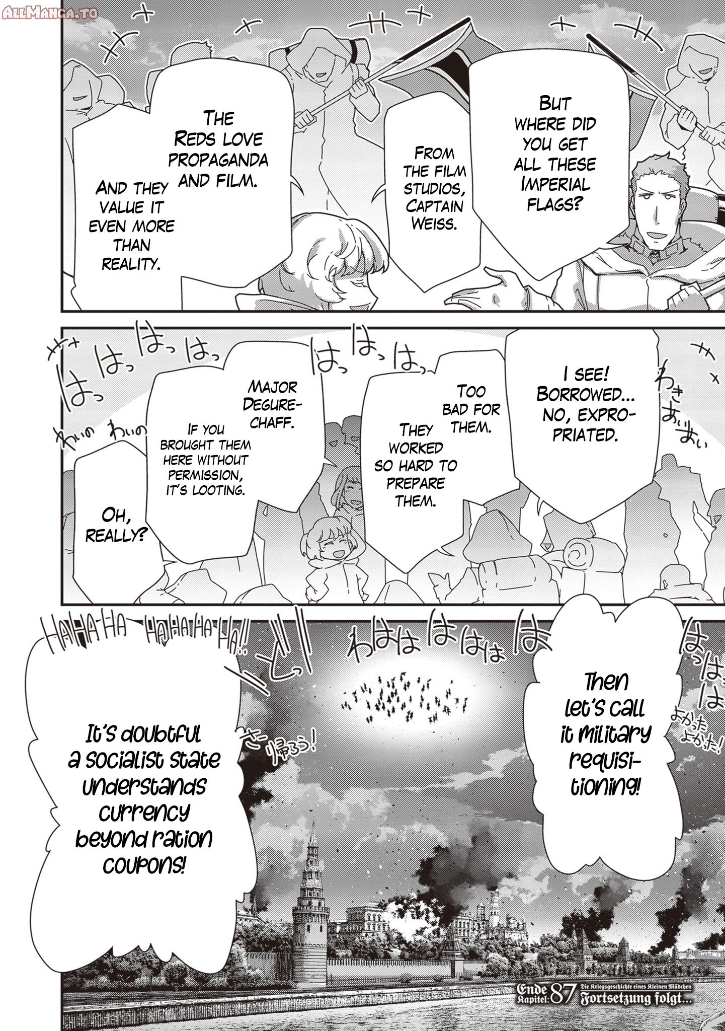 Read The Saga of Tanya the Evil ENGLISH Manga Online