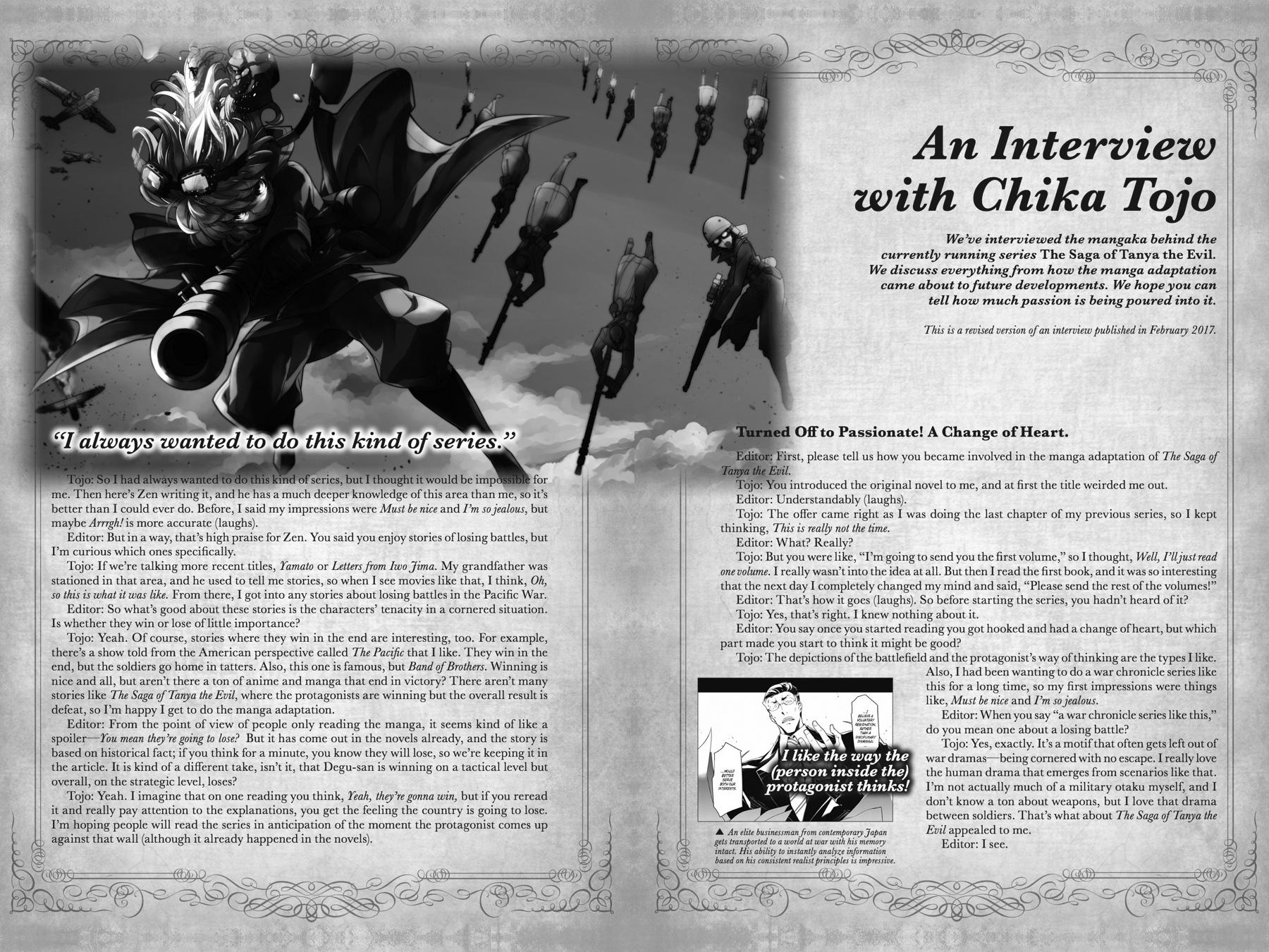 Read The Saga of Tanya the Evil ENGLISH Manga Online