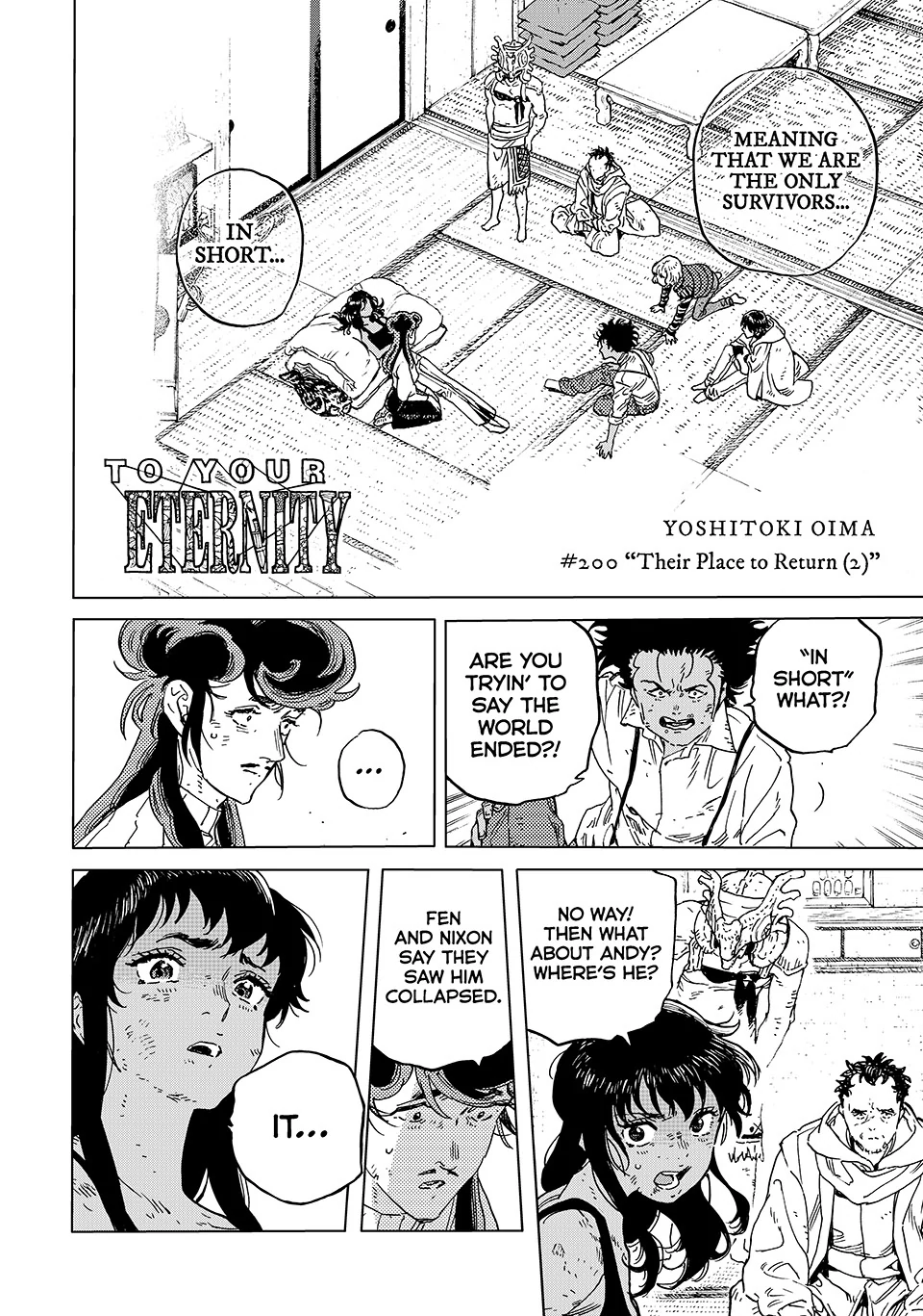 Read To Your Eternity ENGLISH Manga Online