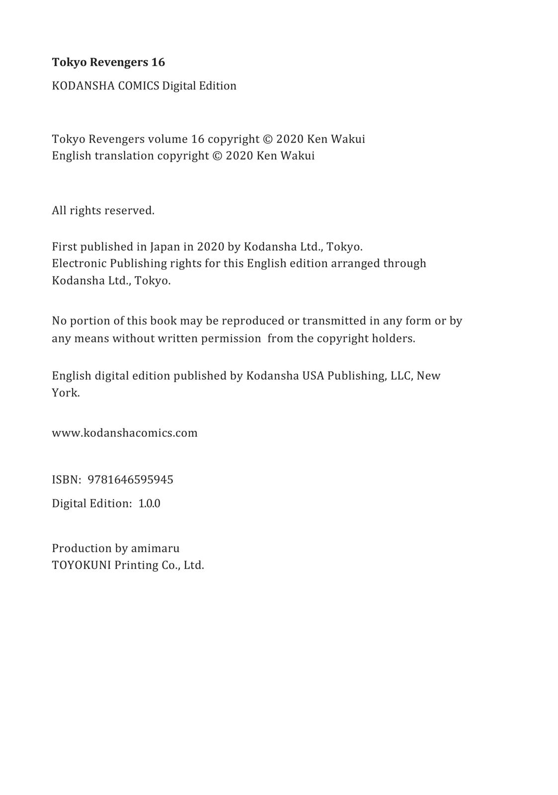 Read Tokyo Revengers ENGLISH Manga Online