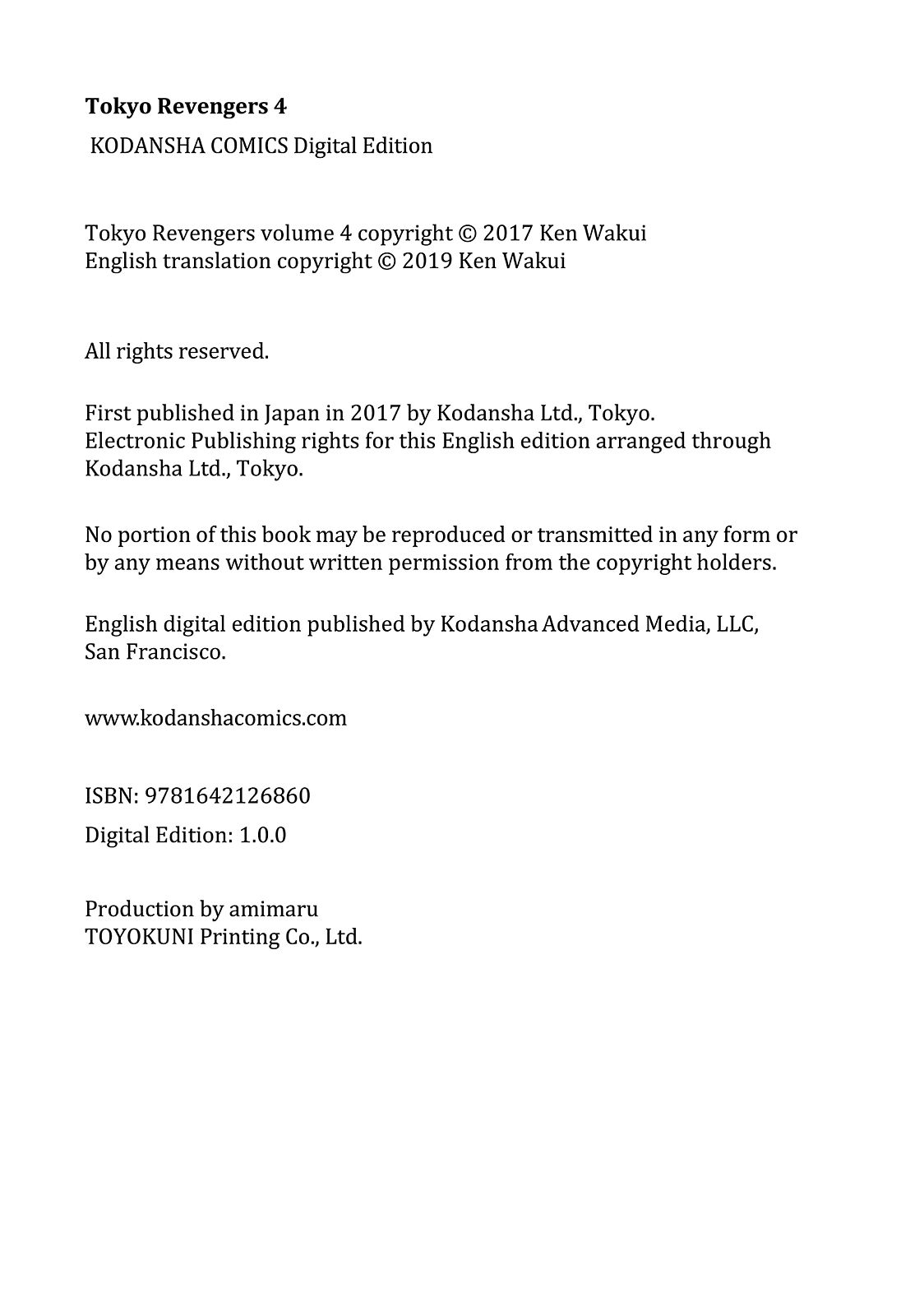 Read Tokyo Revengers ENGLISH Manga Online