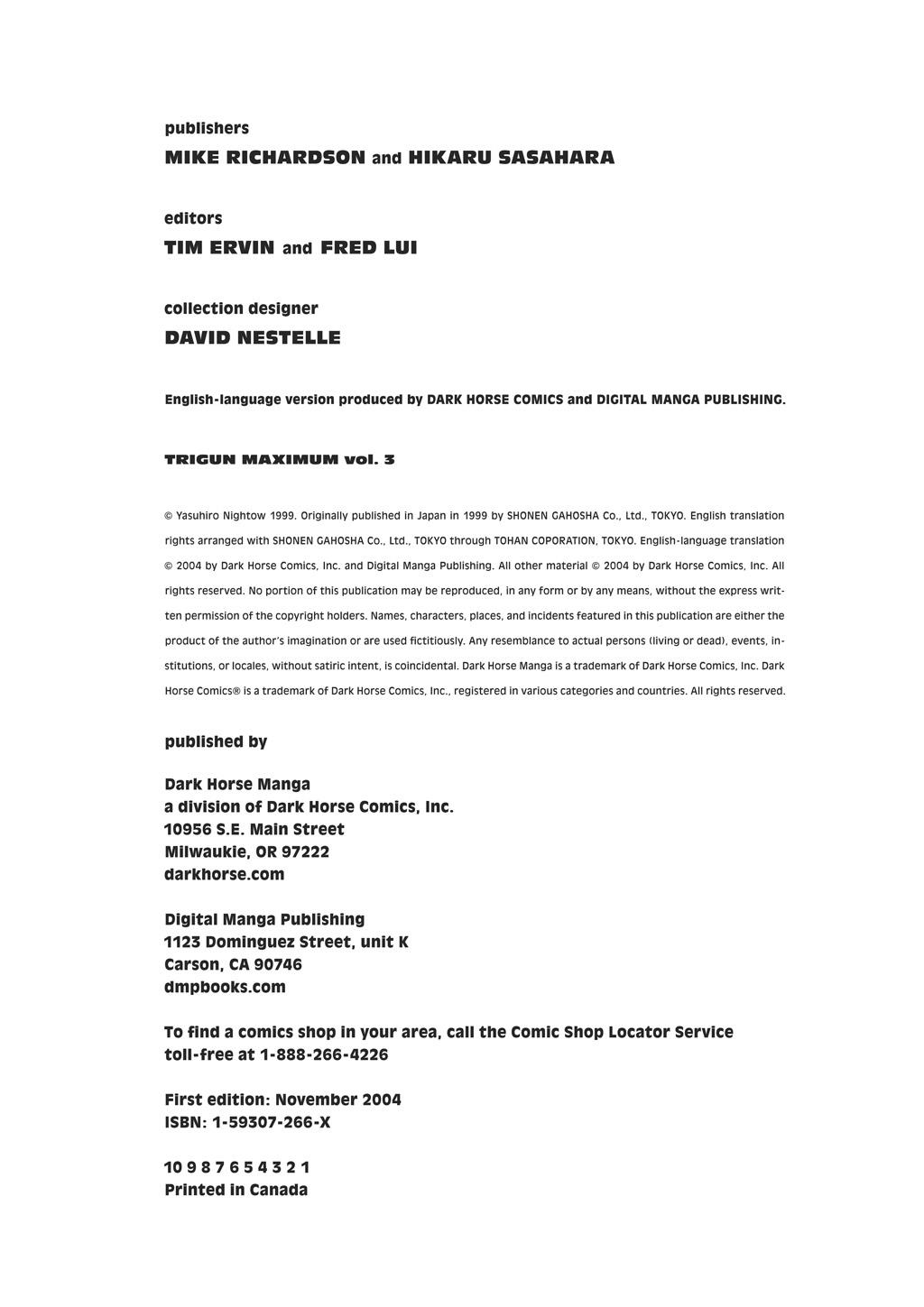 Read Trigun Maximum ENGLISH Manga Online