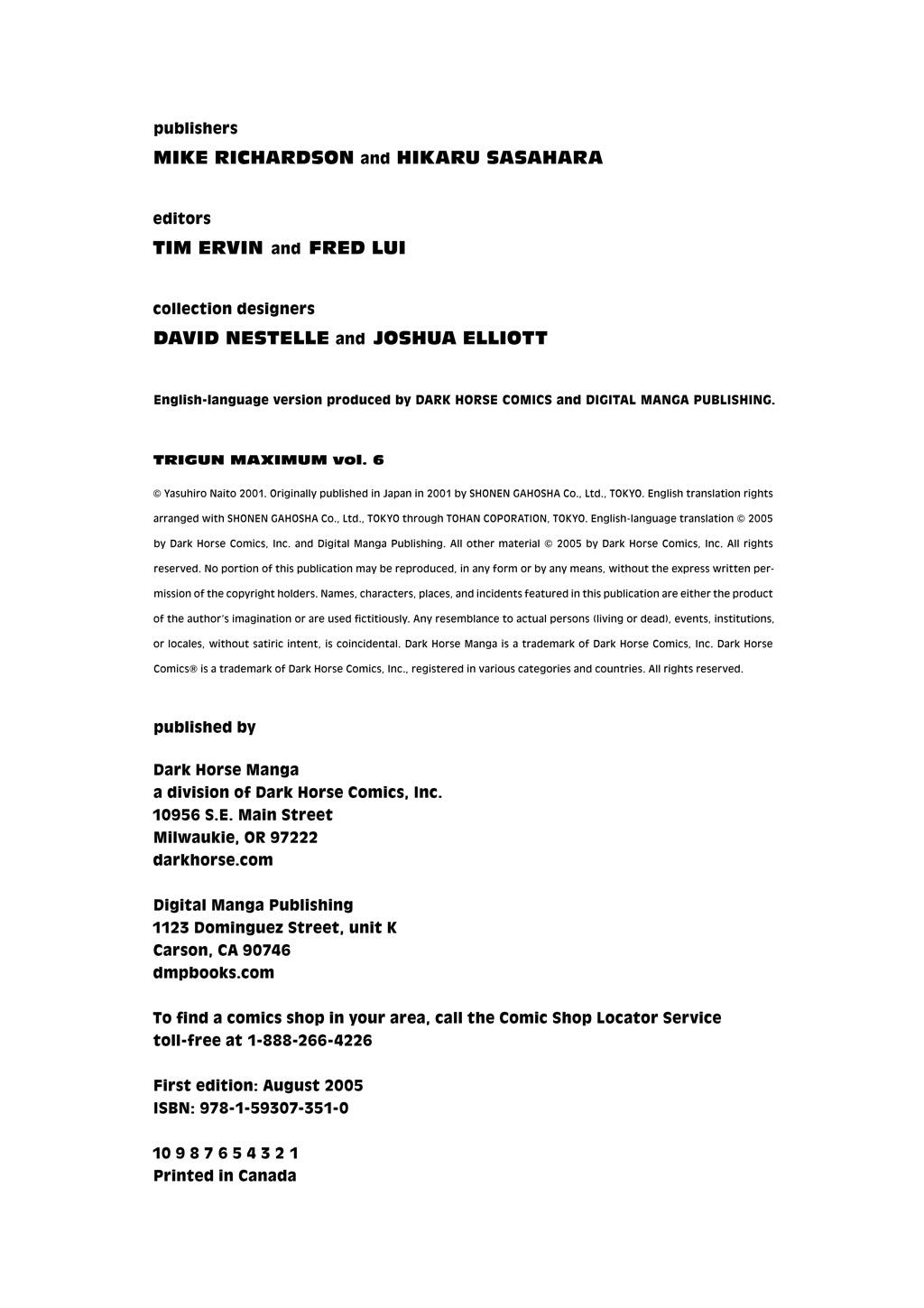 Read Trigun Maximum ENGLISH Manga Online