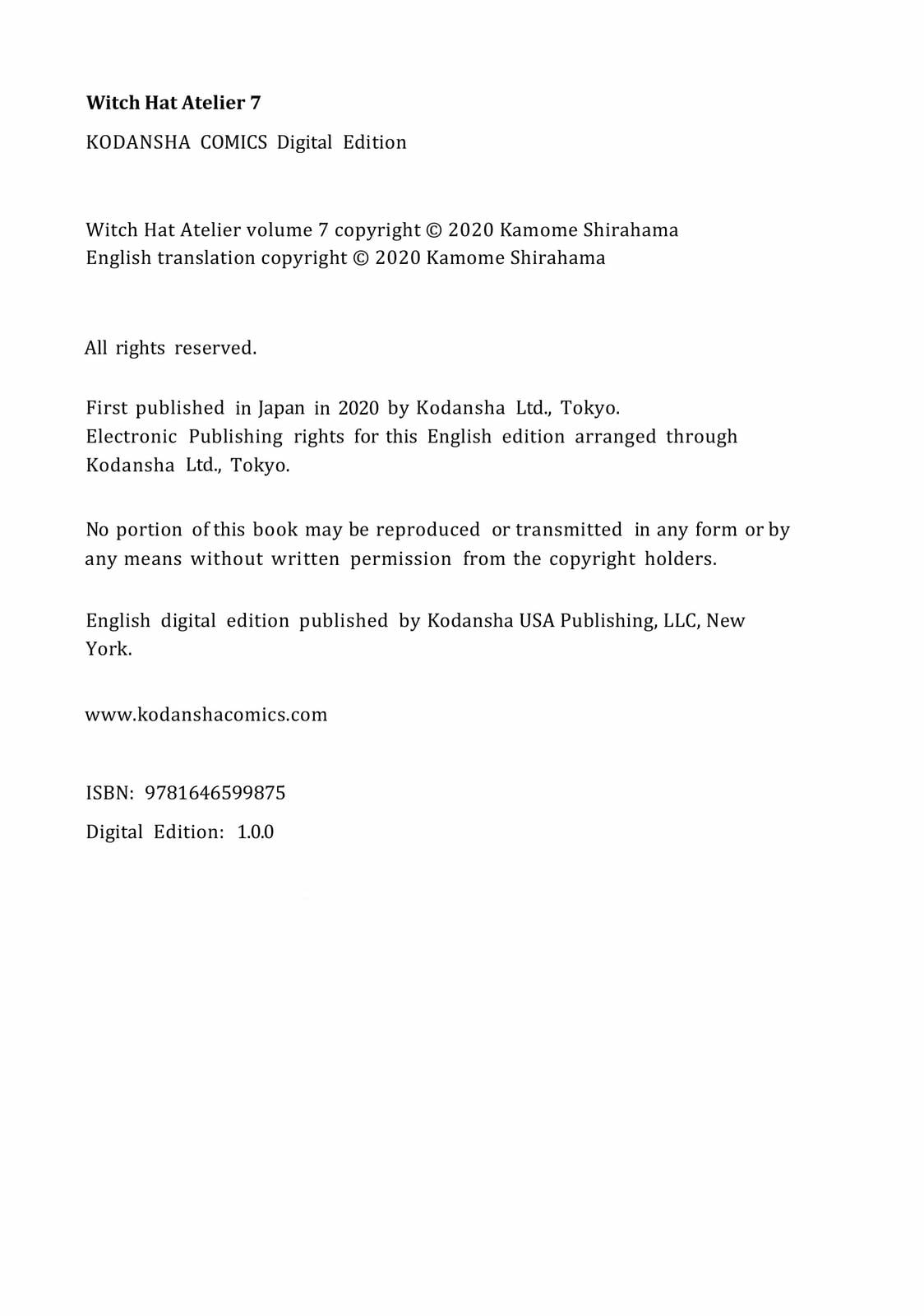 Read Witch Hat Atelier ENGLISH Manga Online