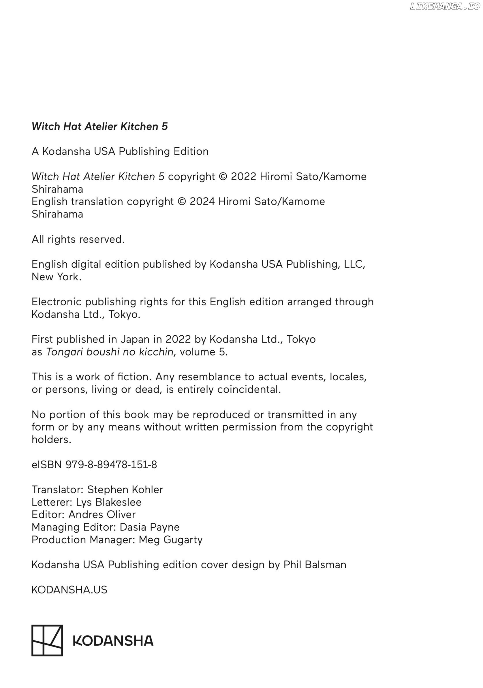 Read Witch Hat Atelier Kitchen ENGLISH Manga Online