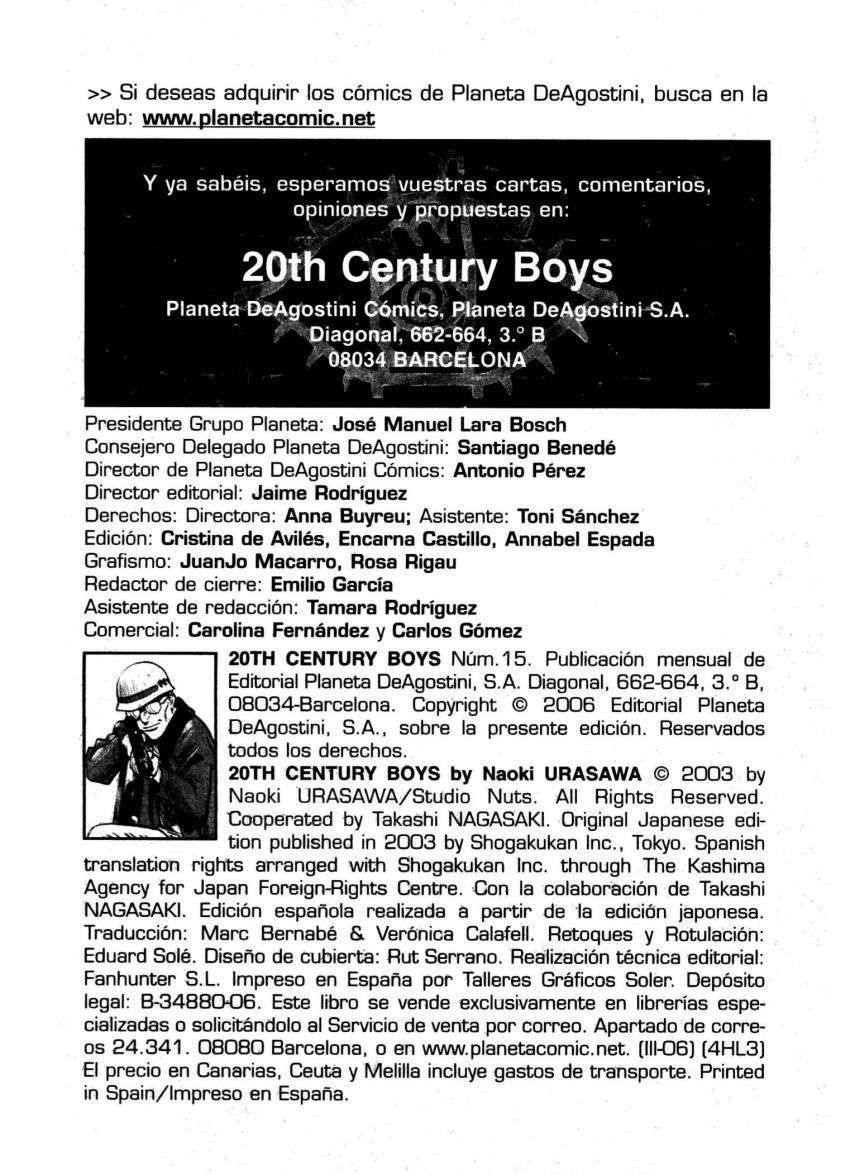 Read 20th Century Boys Español Manga Online