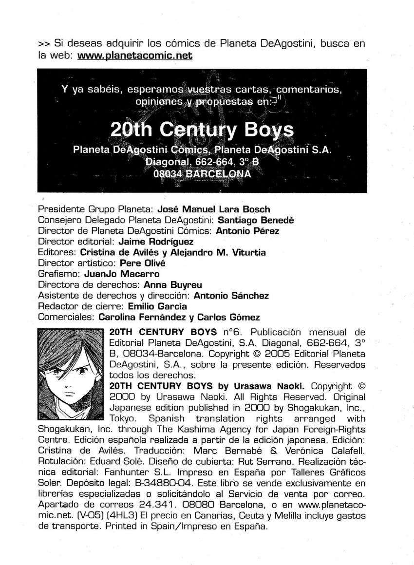 Read 20th Century Boys Español Manga Online