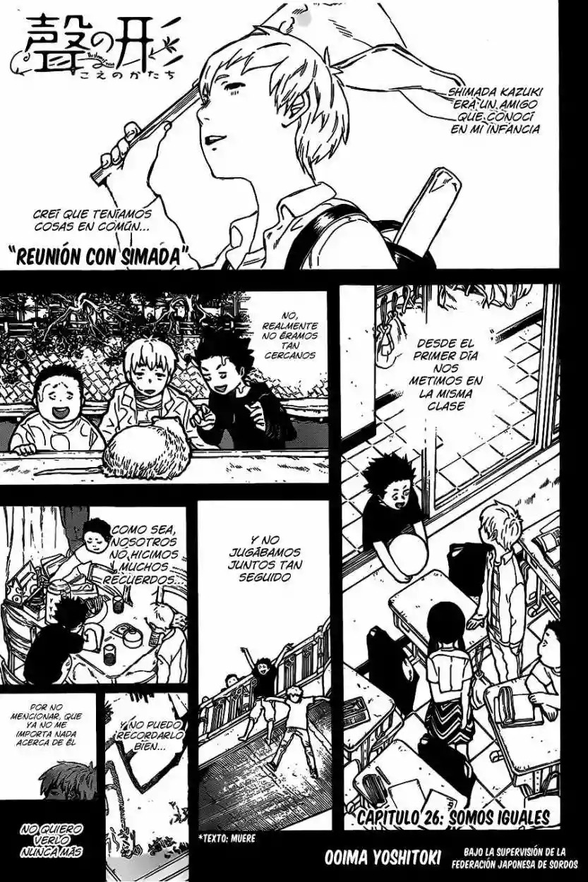 Read A Silent Voice Español Manga Online