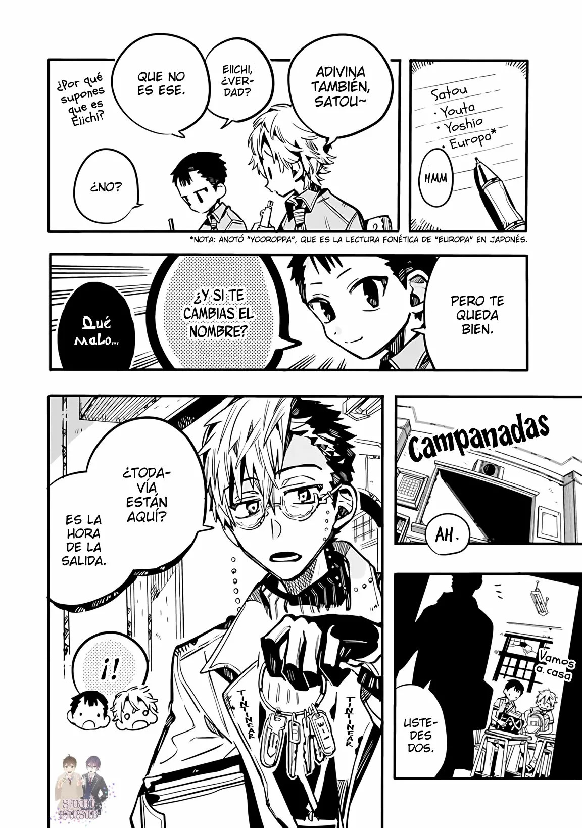 Read After-School Hanako-Kun Español Manga Online