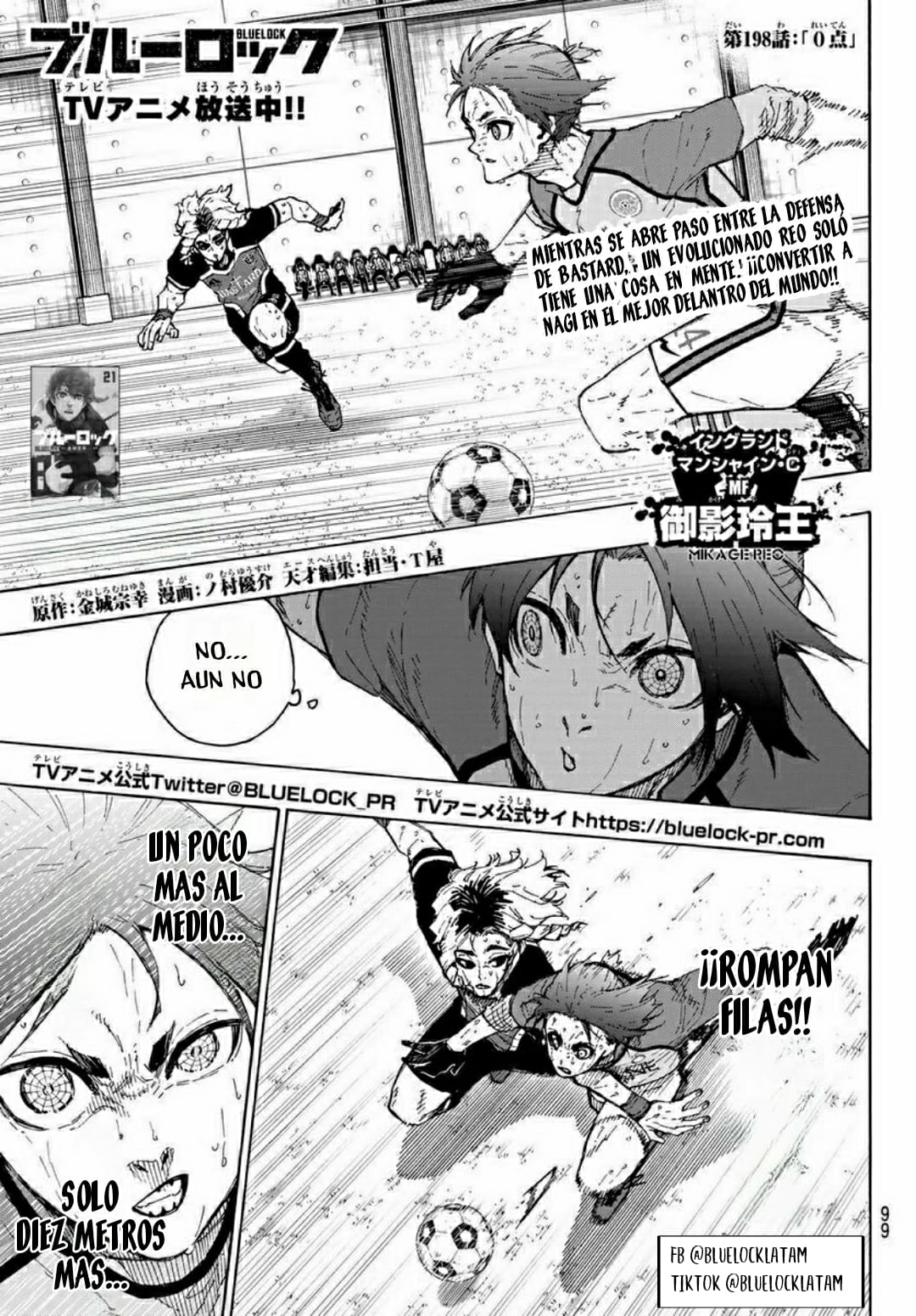 Read Blue Lock Español Manga Online